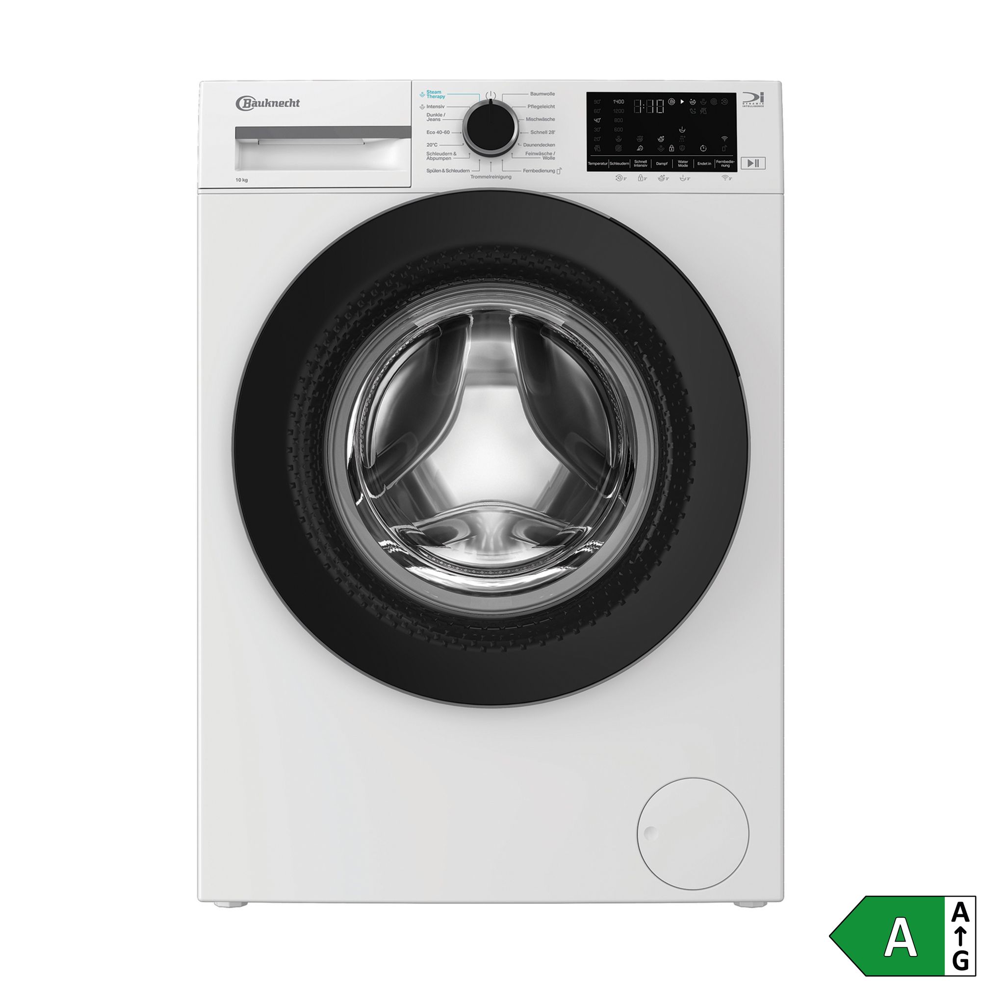 BAUKNECHT Waschmaschine 10 kg EEK A - 30% Steam Technologie 2J.Herstellergarantie, Energieeffizienzklasse A
