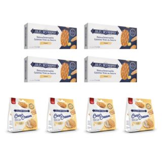 JULES DESTROOPER feinstes Gebäck Butterwaffeln mit/ohne Vanillecreme Inhalt 1.156g