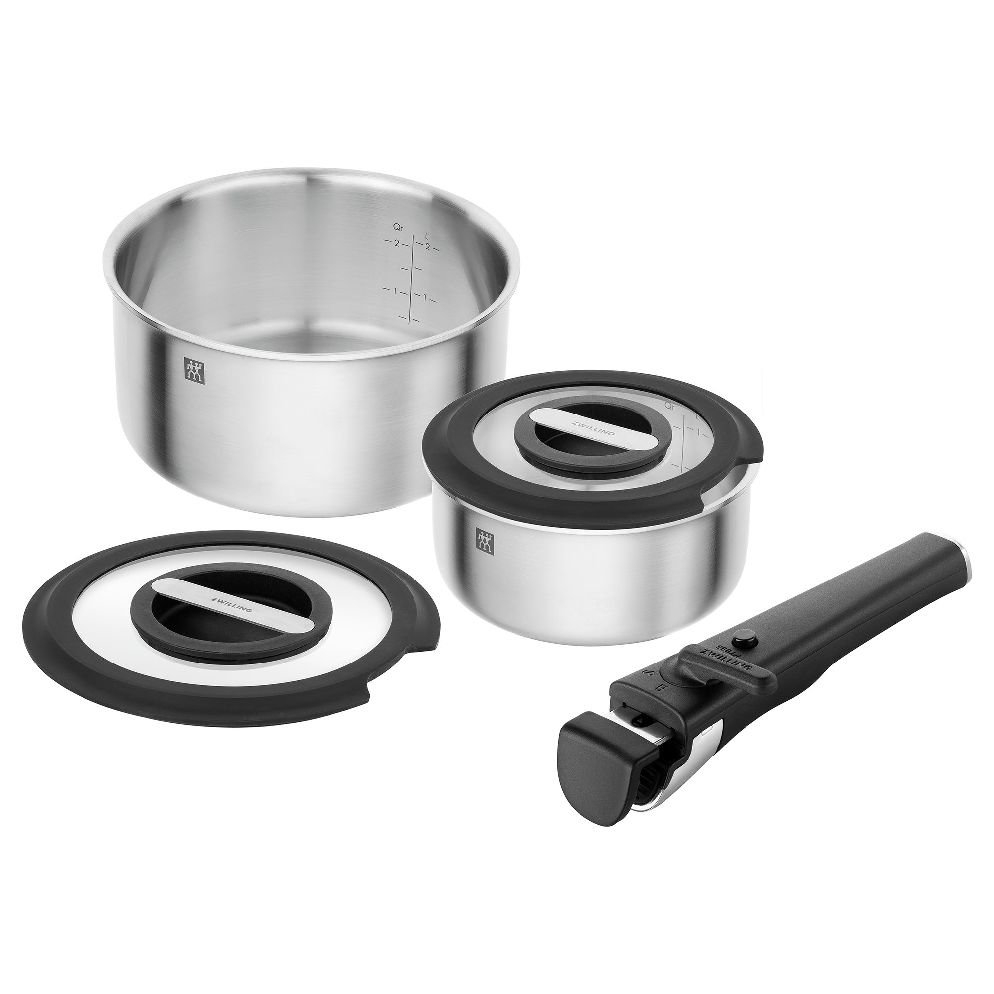  ZWILLING® Unlock Kochtopf-Set 5tlg. 18/10 Edelstahl