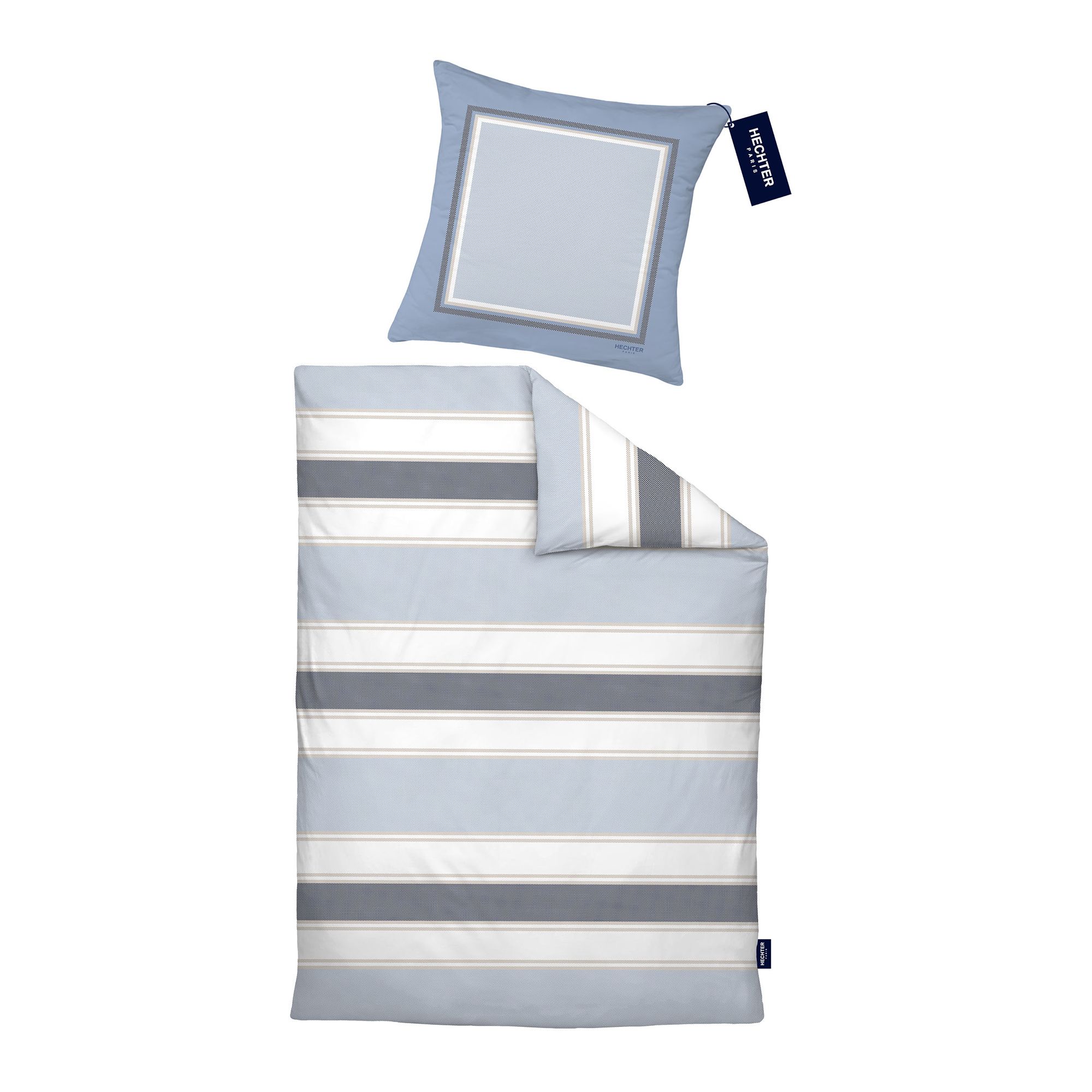 HECHTER PARIS Bettwäsche Querstreifen Baumwoll Renforcé Einzelbett, 2tlg.