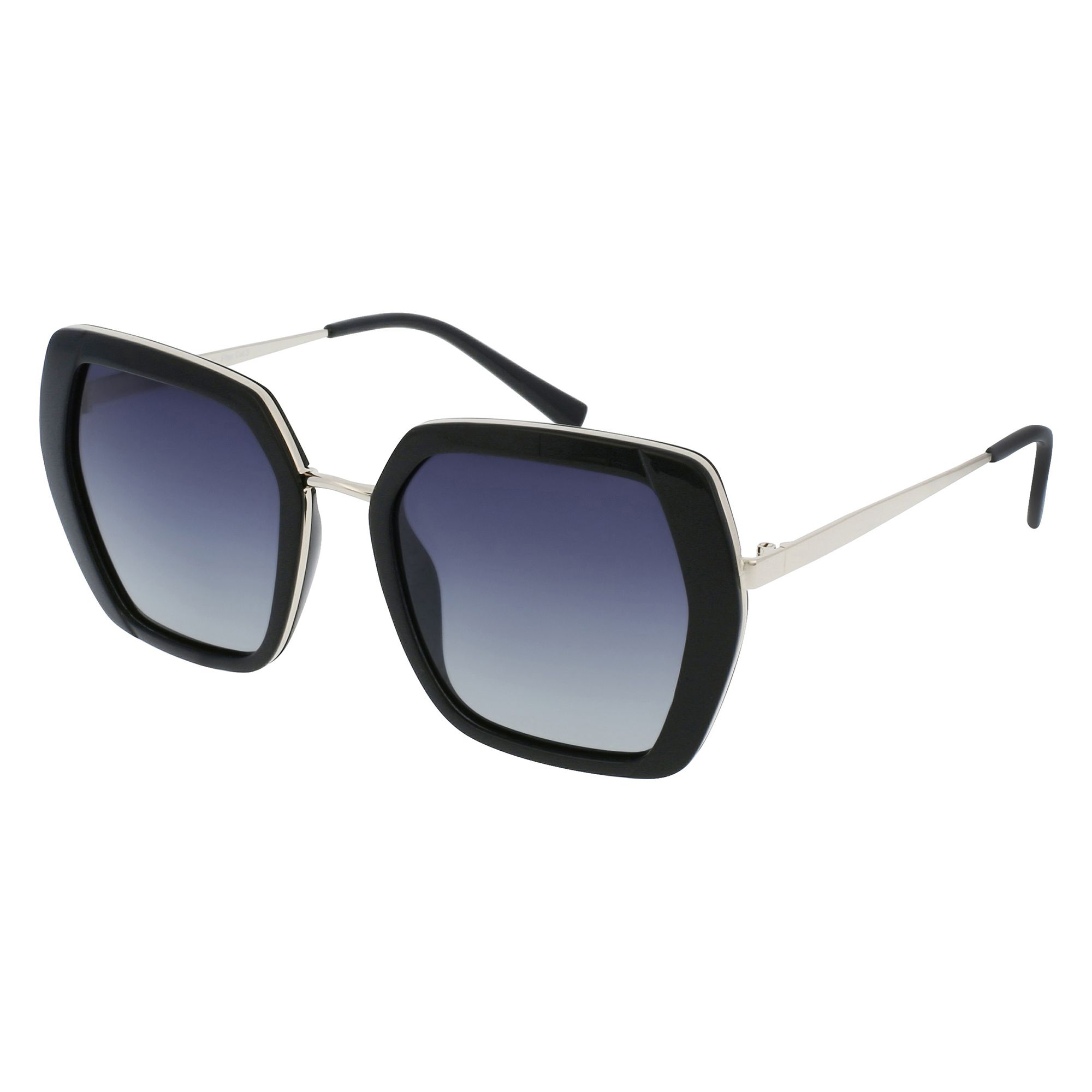 Oversize Sonnenbrille Frauen mit schwarz polarisierte Gläser UV400 - .de