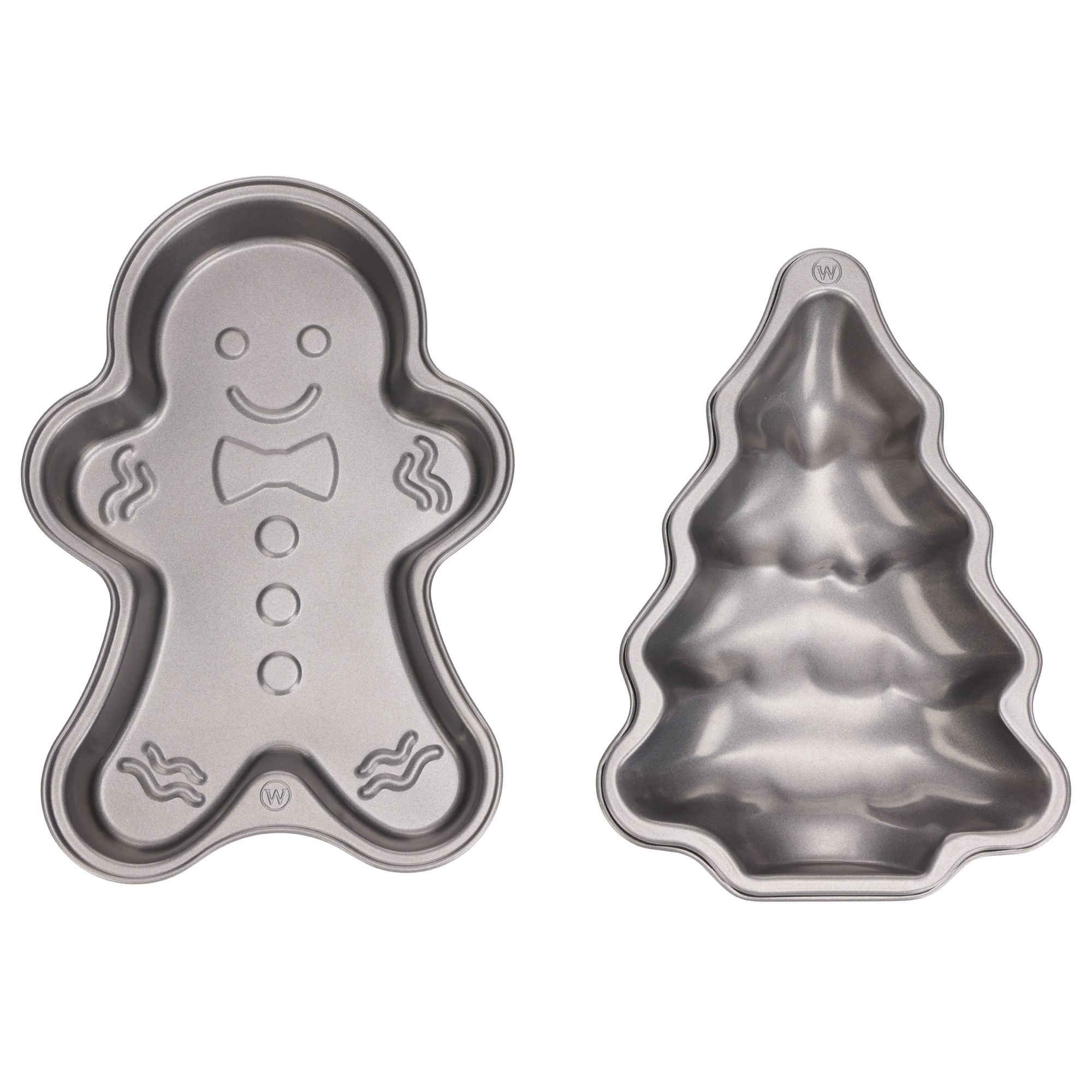 WILKINSON 1888 LTD 2 Kuchenformen Lebkuchenmann und Weihnachtsbaum mit Antihaftbeschichtung