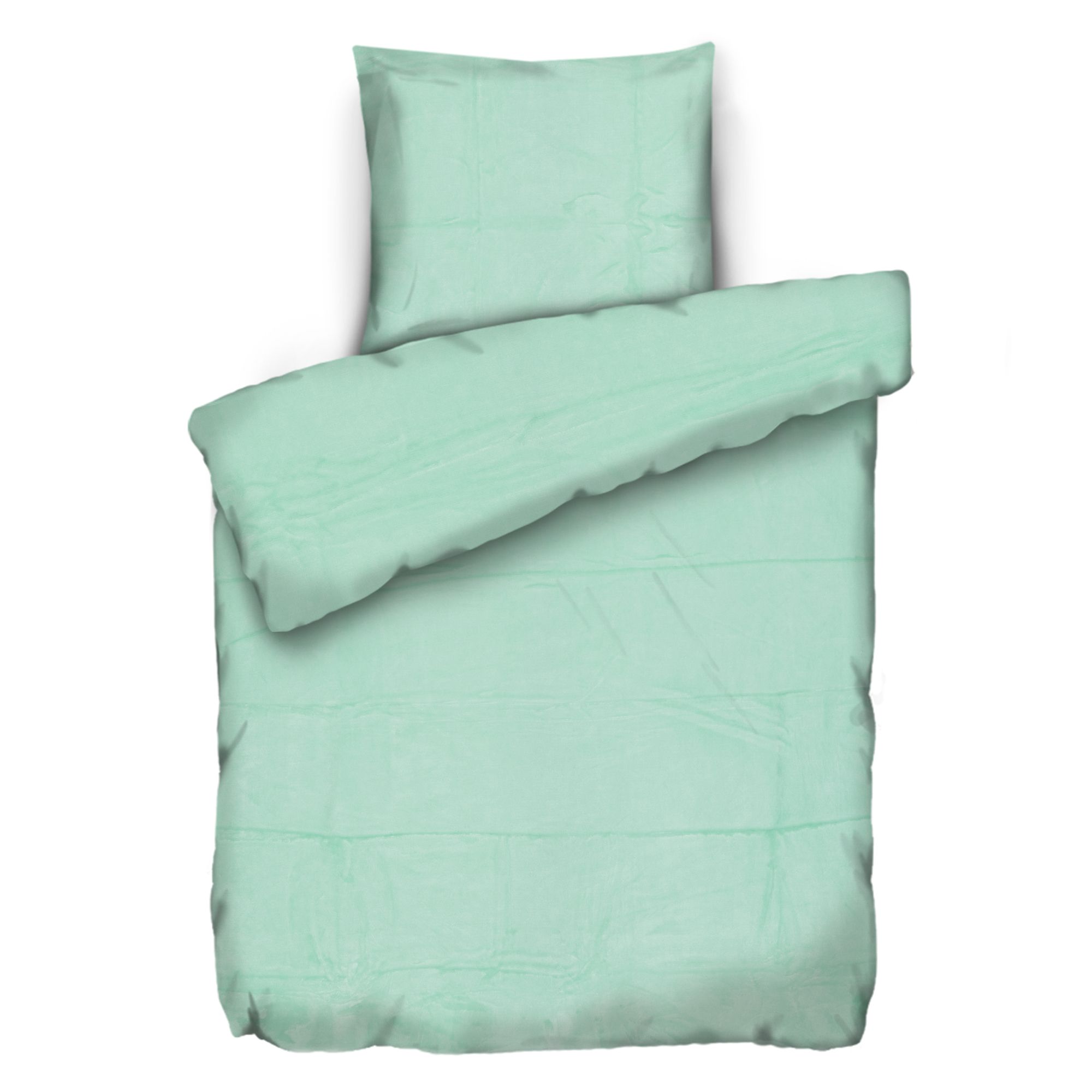 MONT CHALET Light Wendebettwäsche uni MF Sommer-Chinchilla Einzelbett, 2tlg.