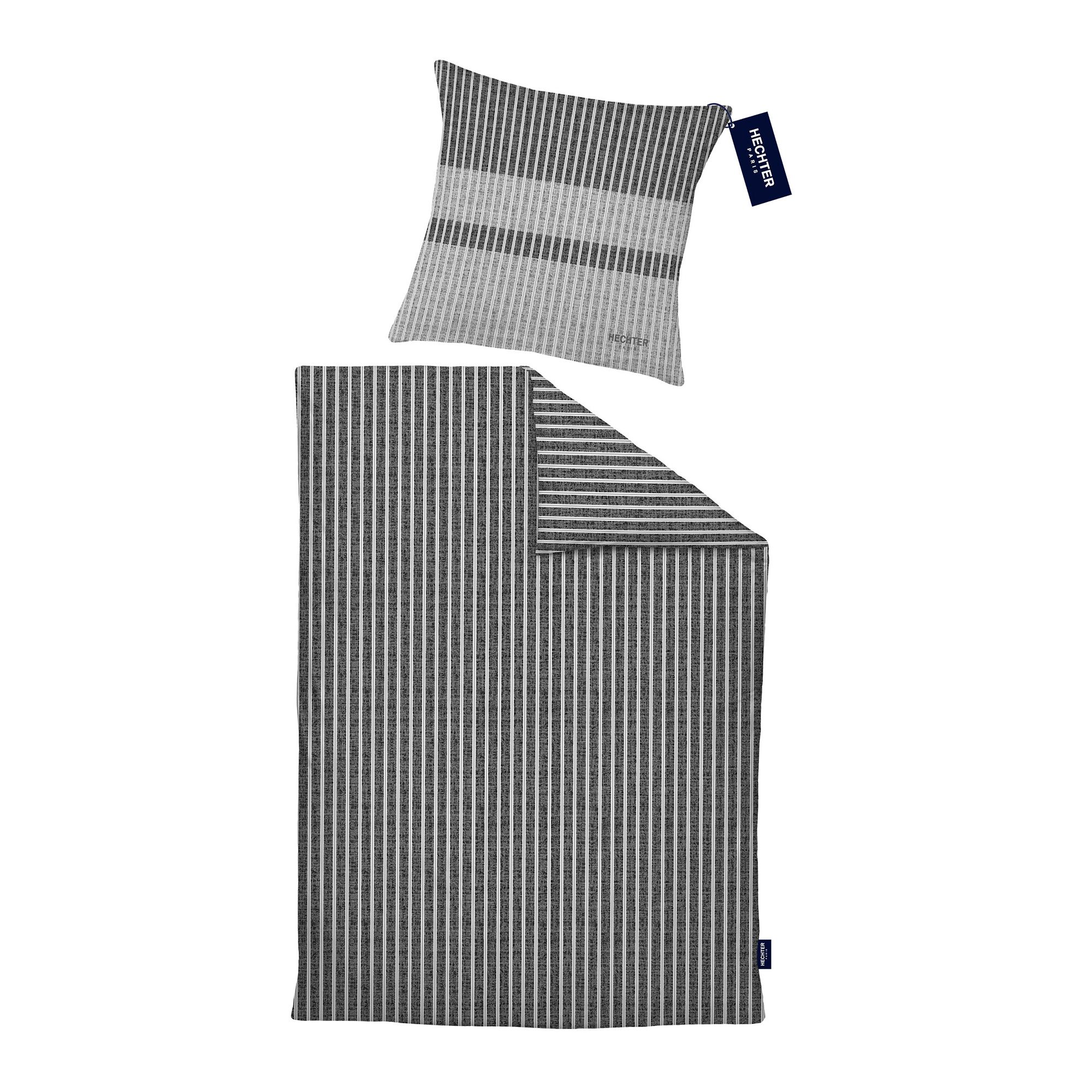 HECHTER PARIS Wendebettwäsche Längsstreifen Baumwoll Renforcé Einzelbett, 2tlg.