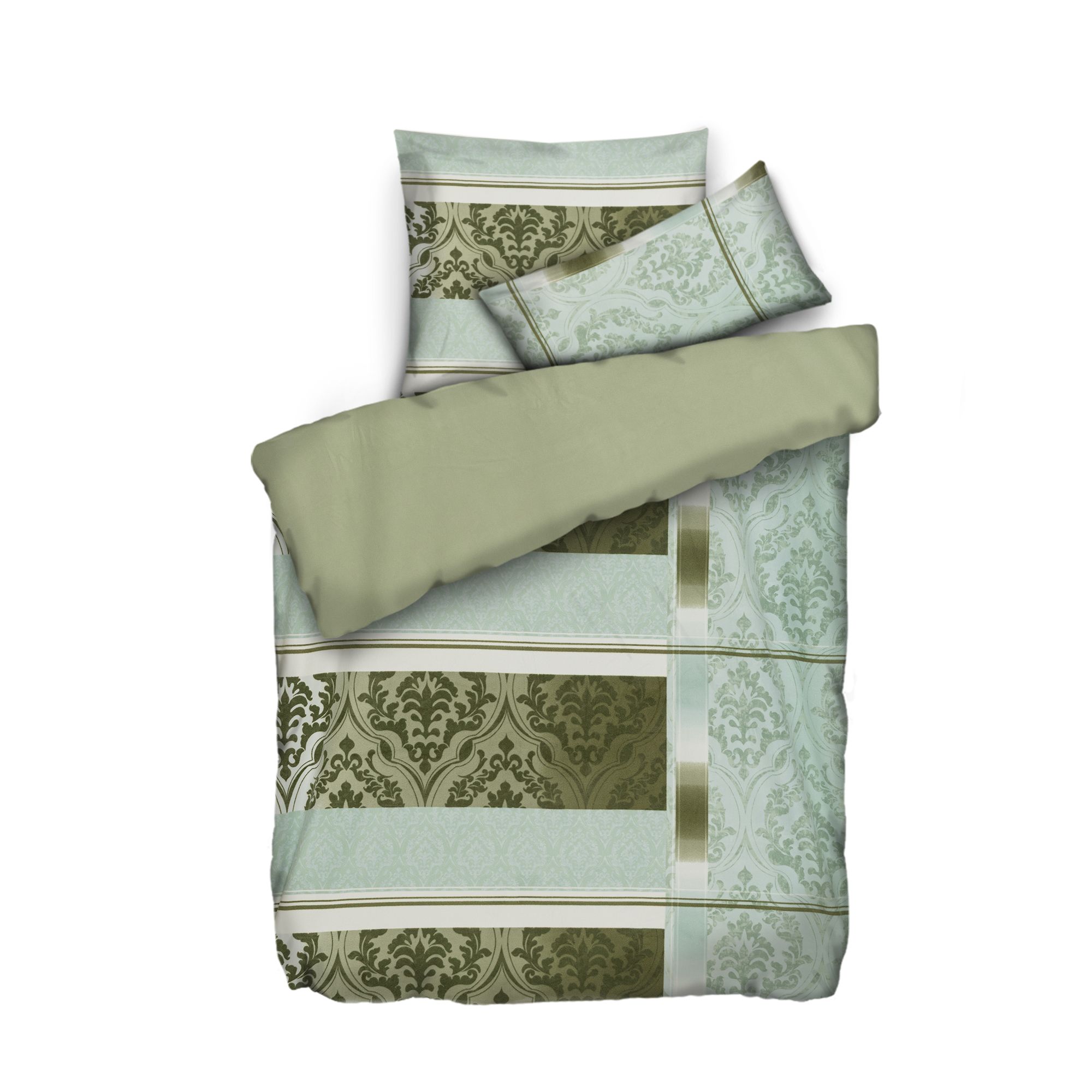 WINTERENGEL Premium Wendebettwäsche grafische Ornamente MF Premium Flanell Einzelbett, 3tlg.