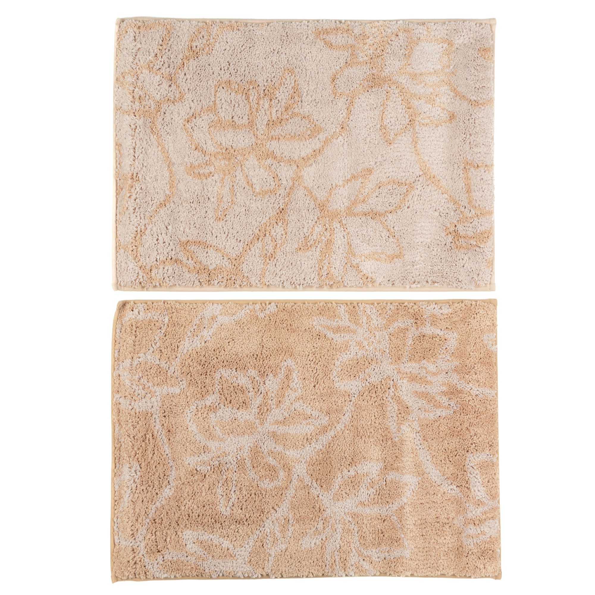 CASA FONDO 2 Fußmatten Blumen positiv-/negativ Mikrofaser, waschbar