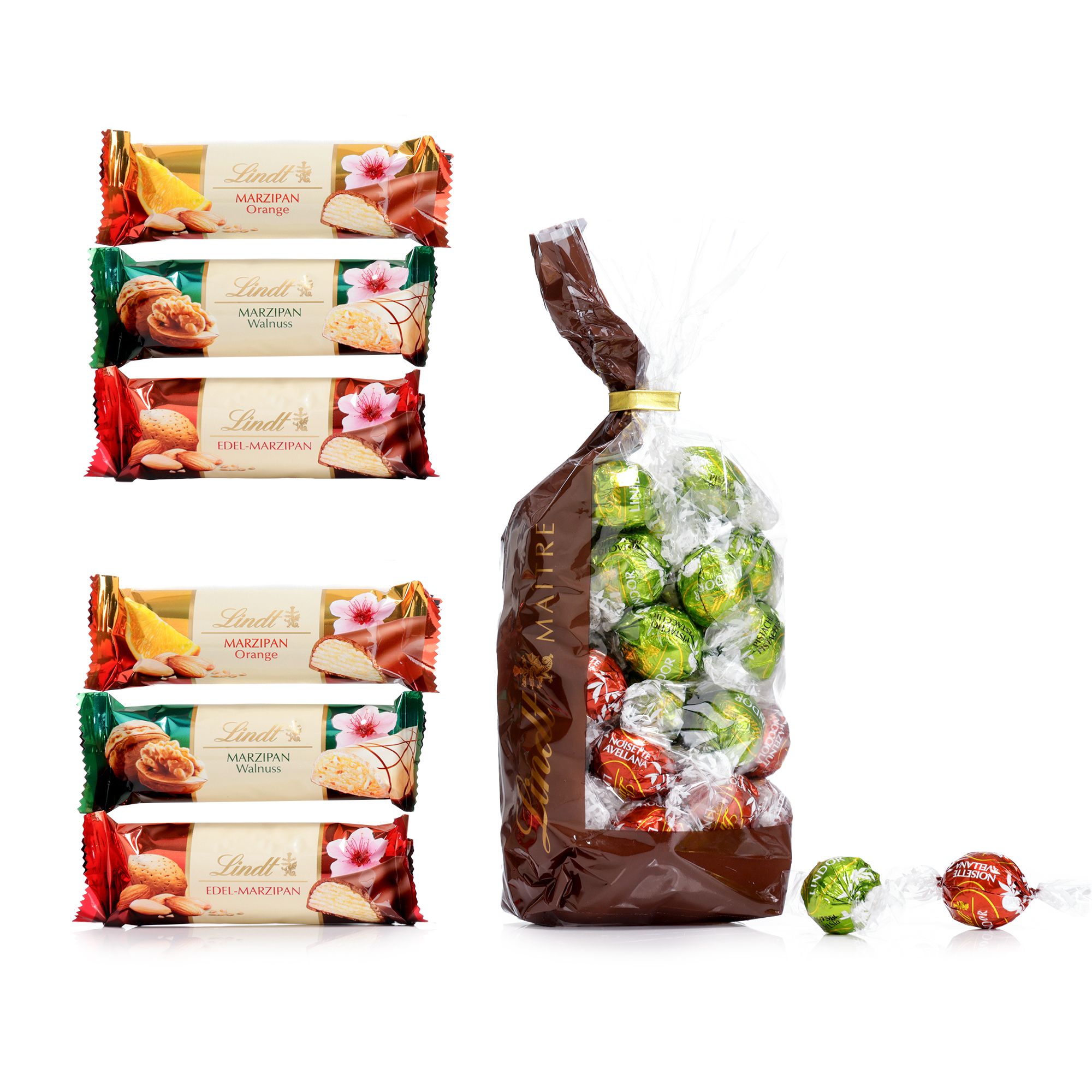 LINDT Edle Mischung Lindor und Riegel exklusiv bei QVC Inhalt 898g, 54 Stück