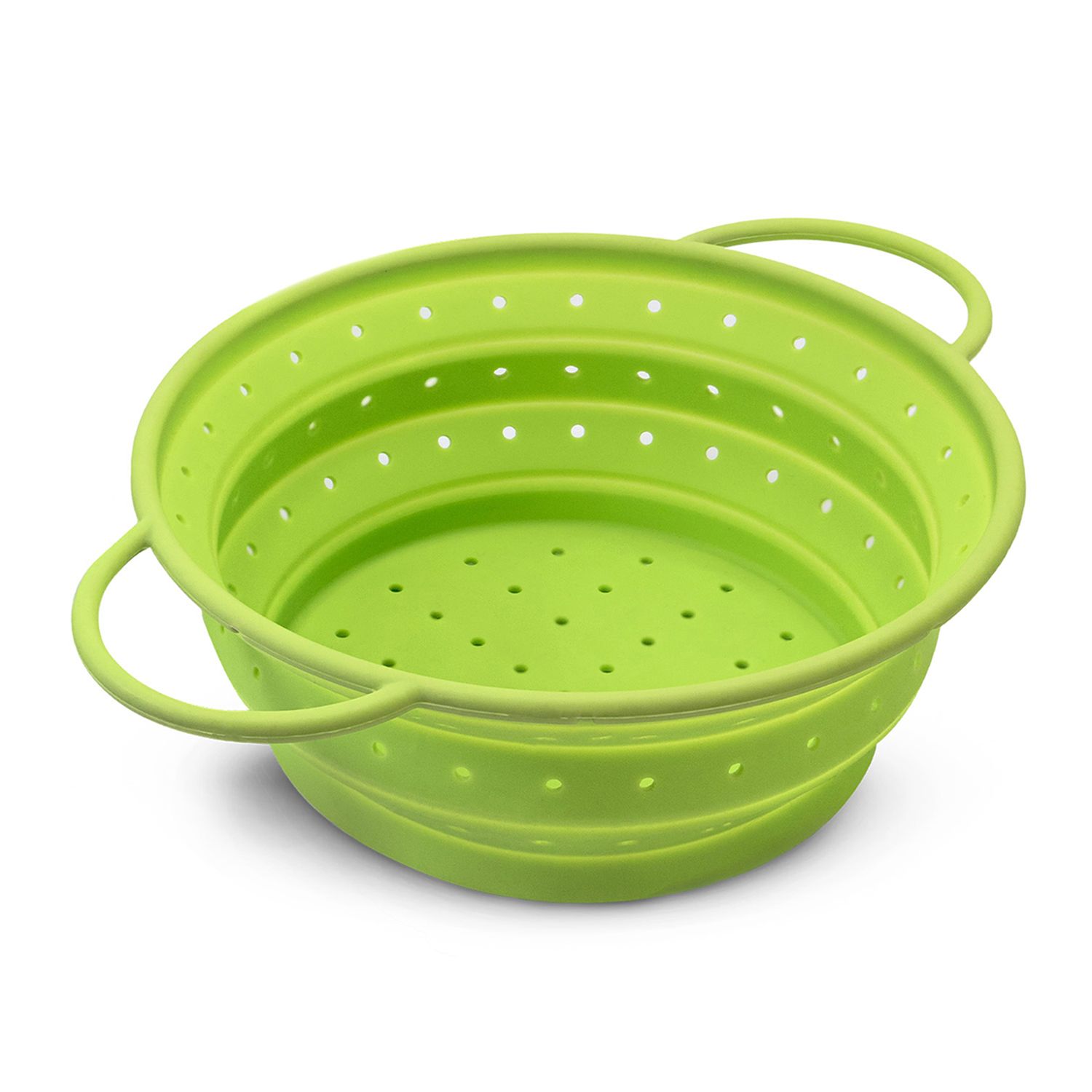 COOLINATO Sieb in Mini-Format aus Platin-Silikon faltbar 16cm