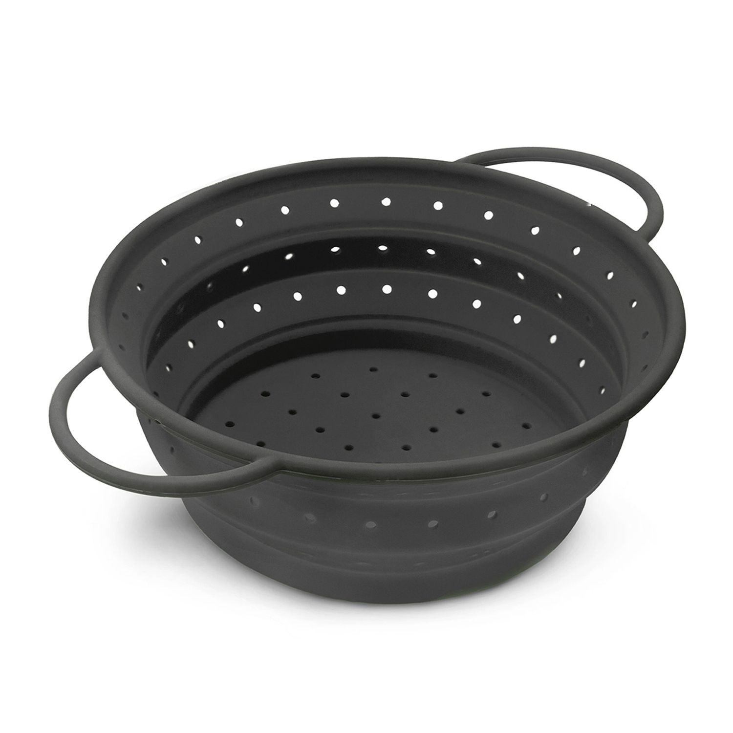 COOLINATO Sieb in Mini-Format aus Platin-Silikon faltbar 16cm