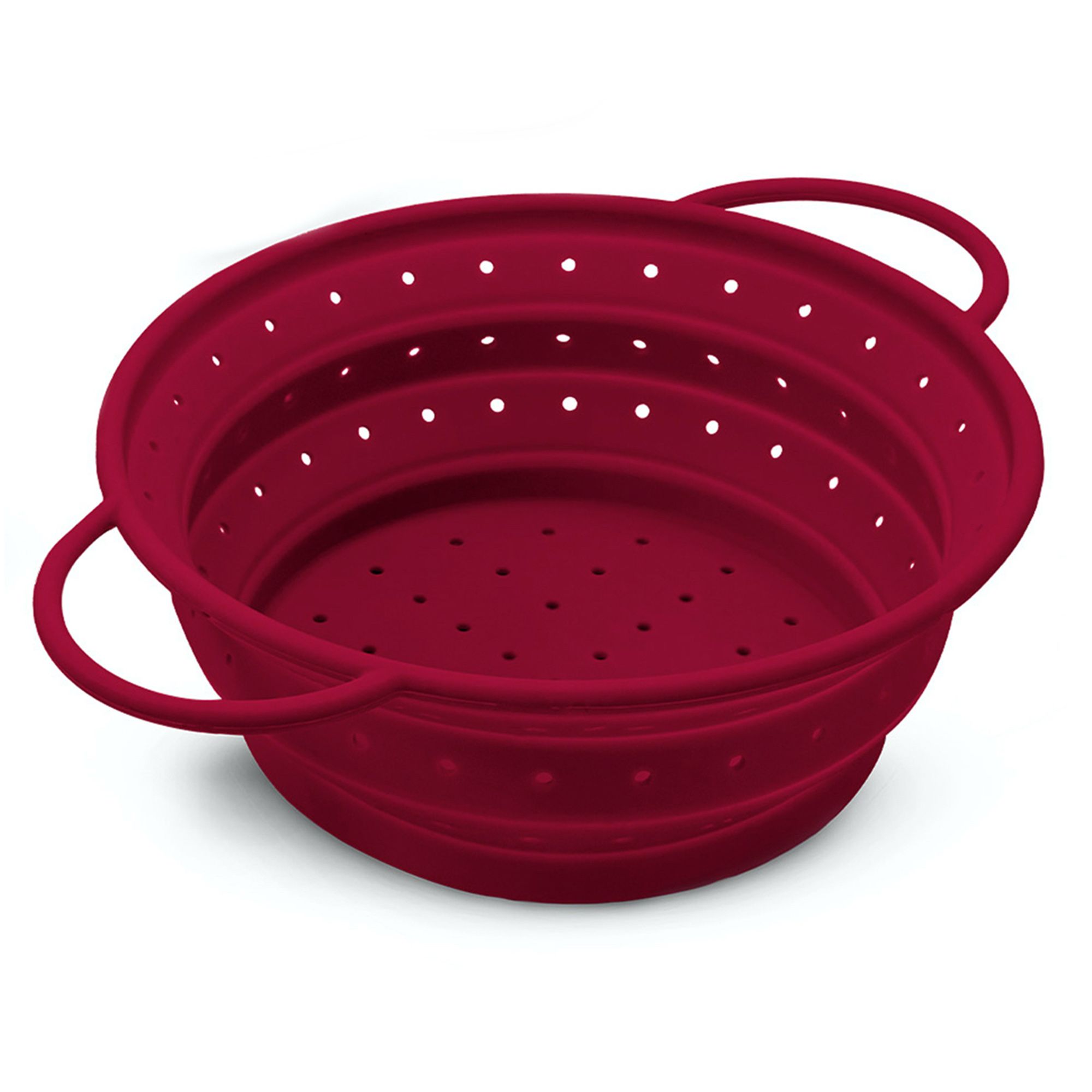 COOLINATO Sieb in Mini-Format aus Platin-Silikon faltbar 16cm