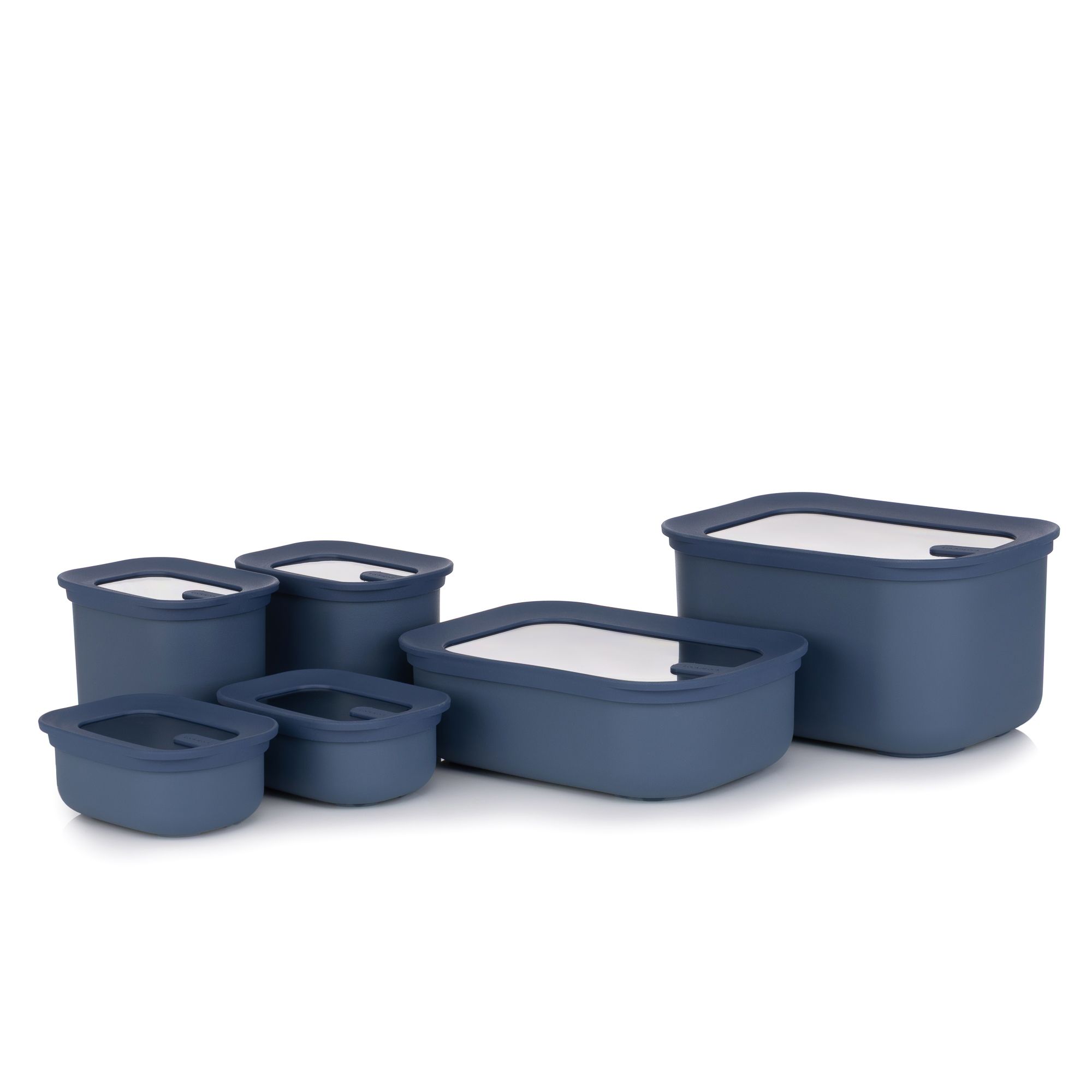 LocknLock 6 Frischhaltedosen mit Fenster im Deckel 300ml-2,7L je 3 Dosen nestbar