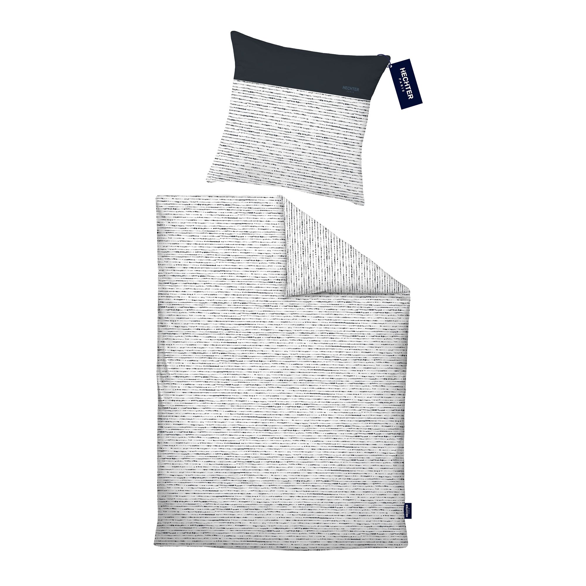 HECHTER PARIS Bettwäsche Querstriche Baumwoll Renforcé Einzelbett, 2tlg.