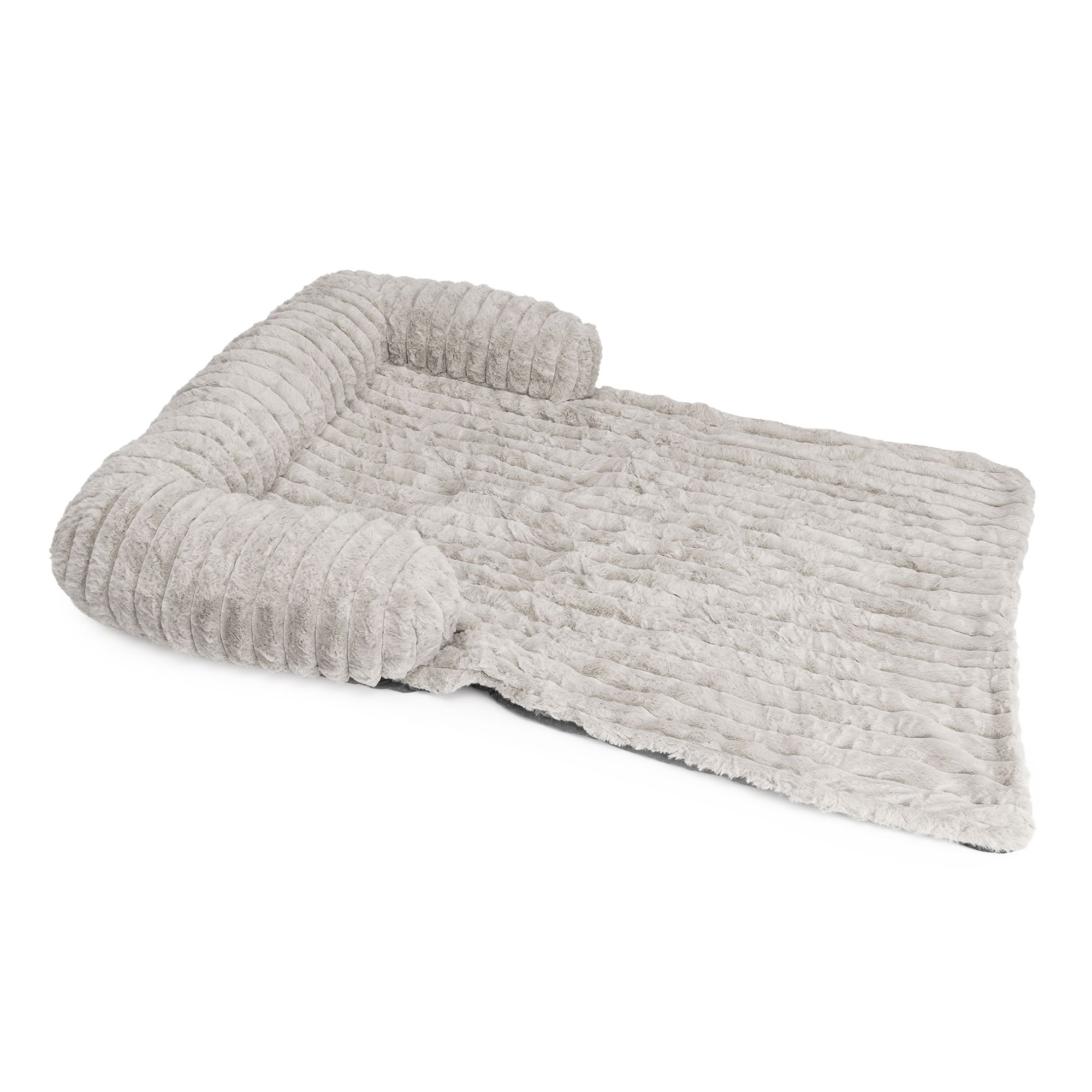 MONT CHALET Sofabett für Hunde & Katzen uni Cord-Optik waschbar