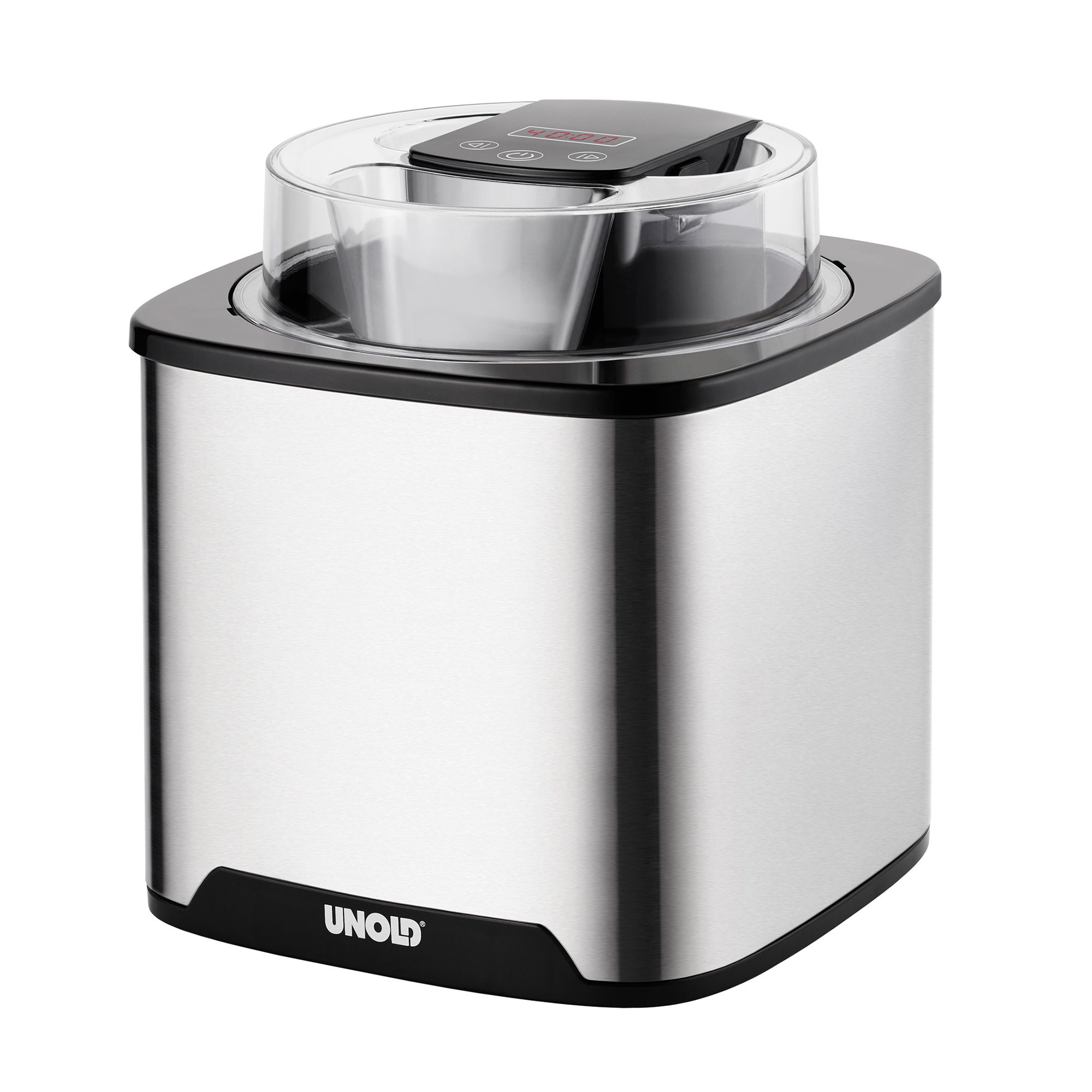  UNOLD® Eismaschine Gelato digitaler Timer Volumen für ca. 1,5L Eiscreme