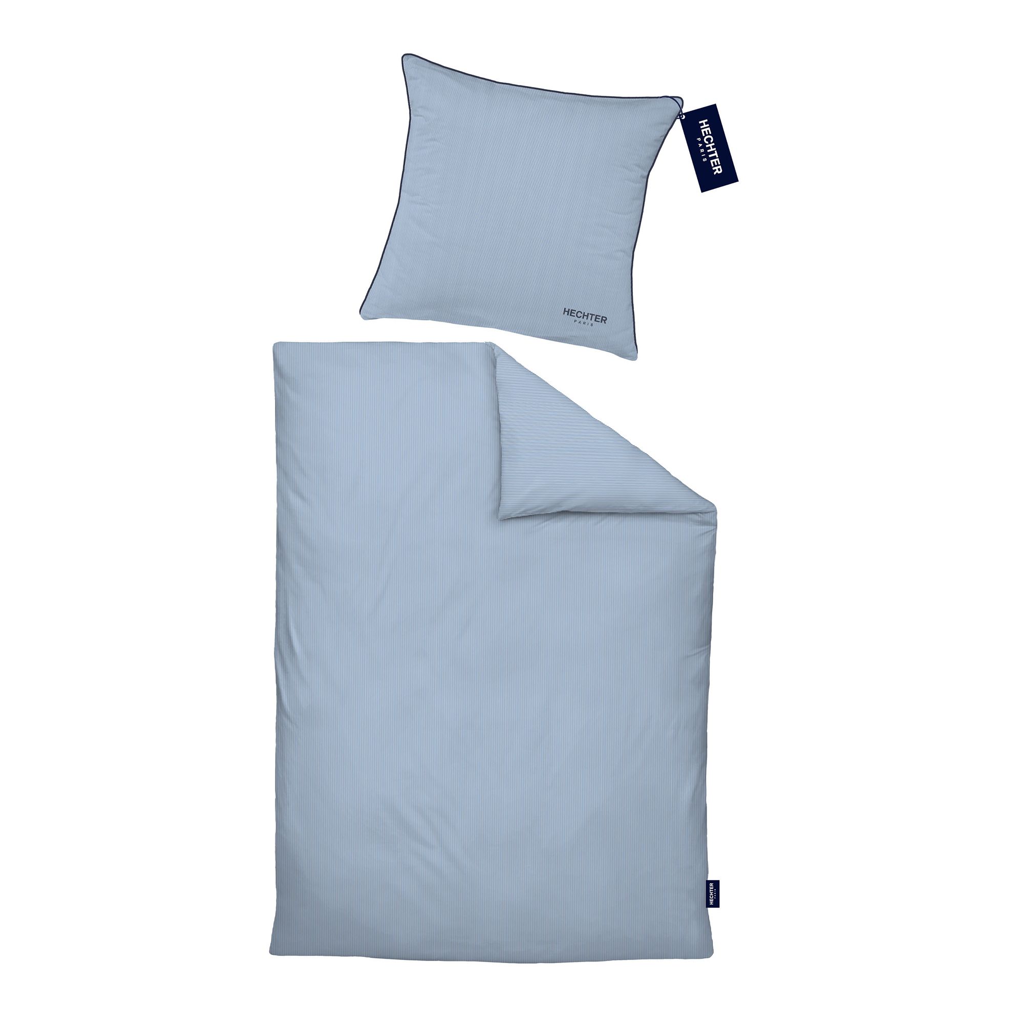 HECHTER PARIS Bettwäsche feine Längsstreifen Baumwoll Satin Einzelbett, 2tlg.