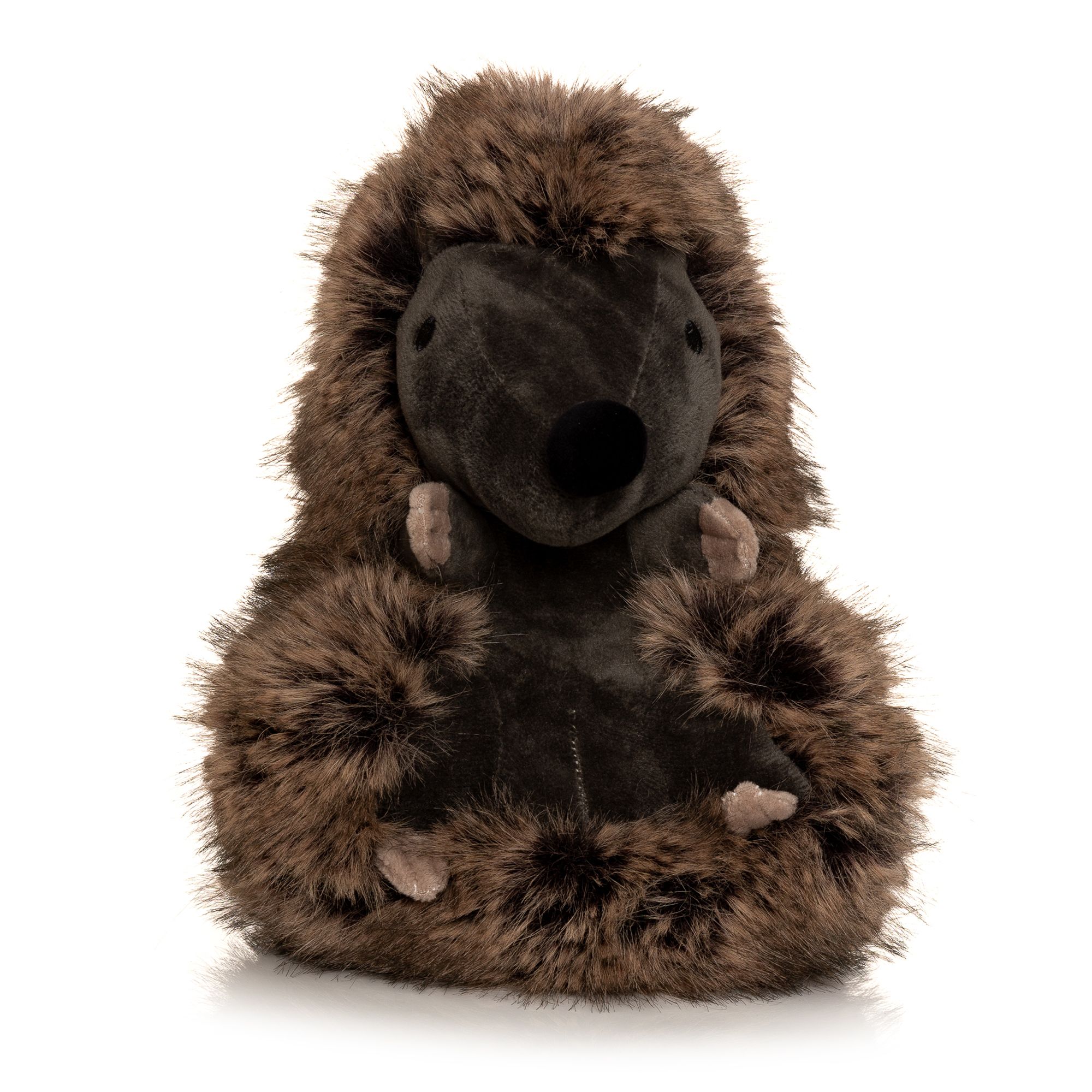 MONT CHALET Kuscheltier Igel Webpelz-Fellimitat teils bestickt ca. 20x14x14cm