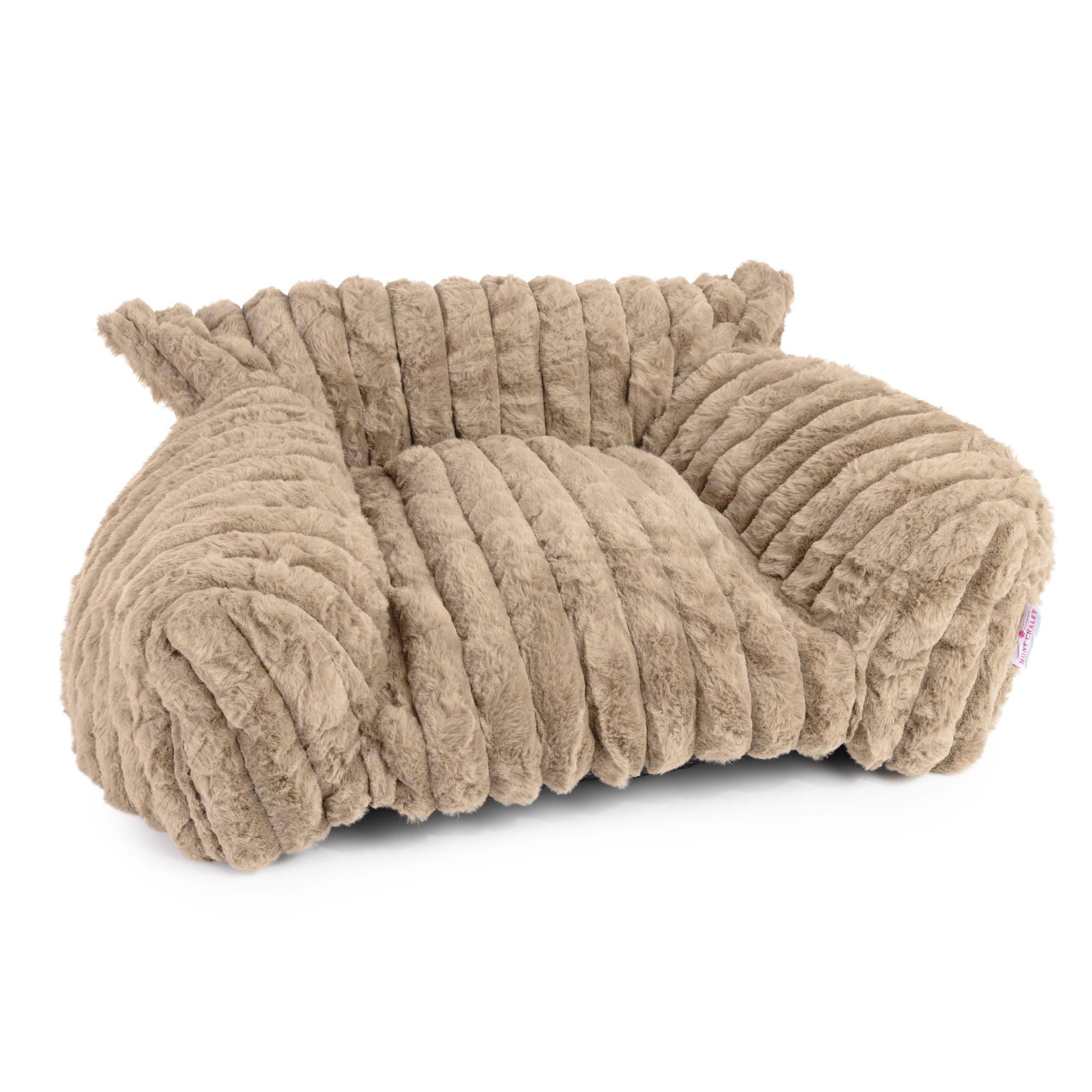 MONT CHALET Haustiersofa uni Cord-Optik Mikrofaser waschbar