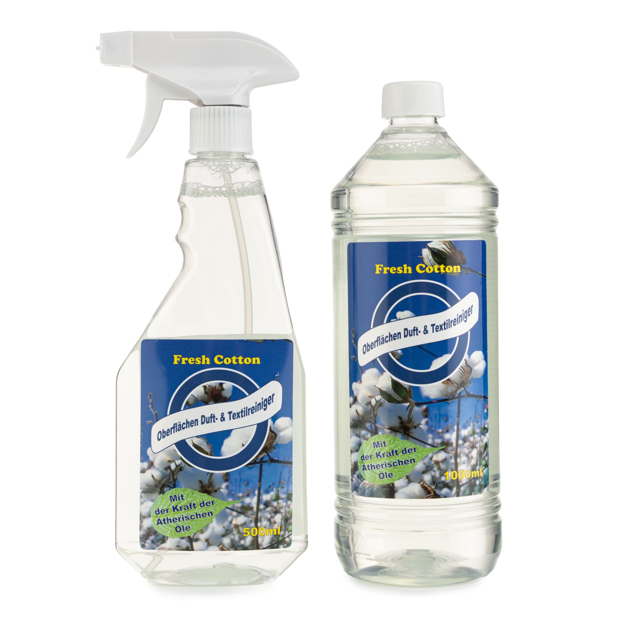 WÄSCHEDUFT Oberflächen Duft- & Textilreiniger mit ätherischen Ölen 1l + 500ml