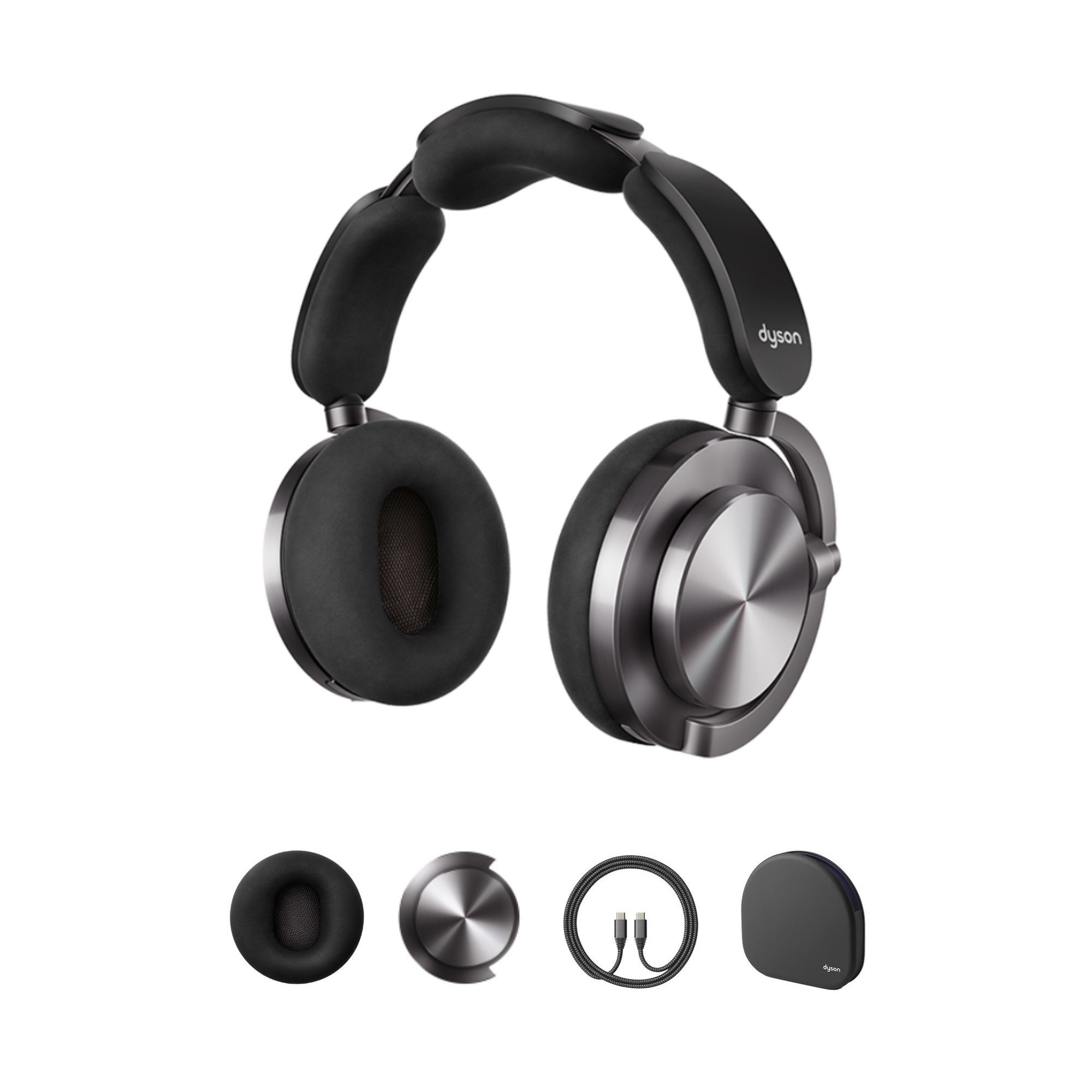 DYSON OnTrac™ Over-Ear Kopfhörer, kabellos Geräuschunterdrückung Appsteuerung