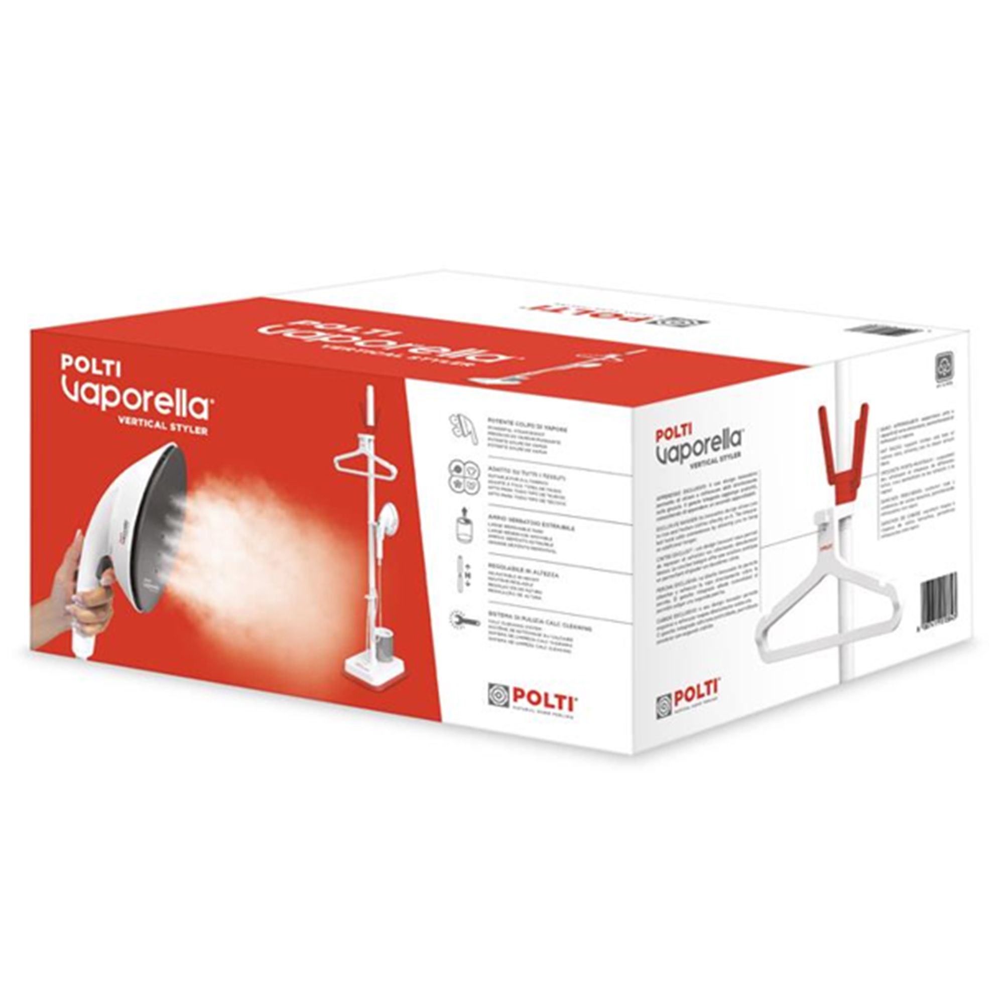 POLTI Stand-Dampfglätter Vaporella Vertikal Styler GSF80R 1,2 L Tank ...