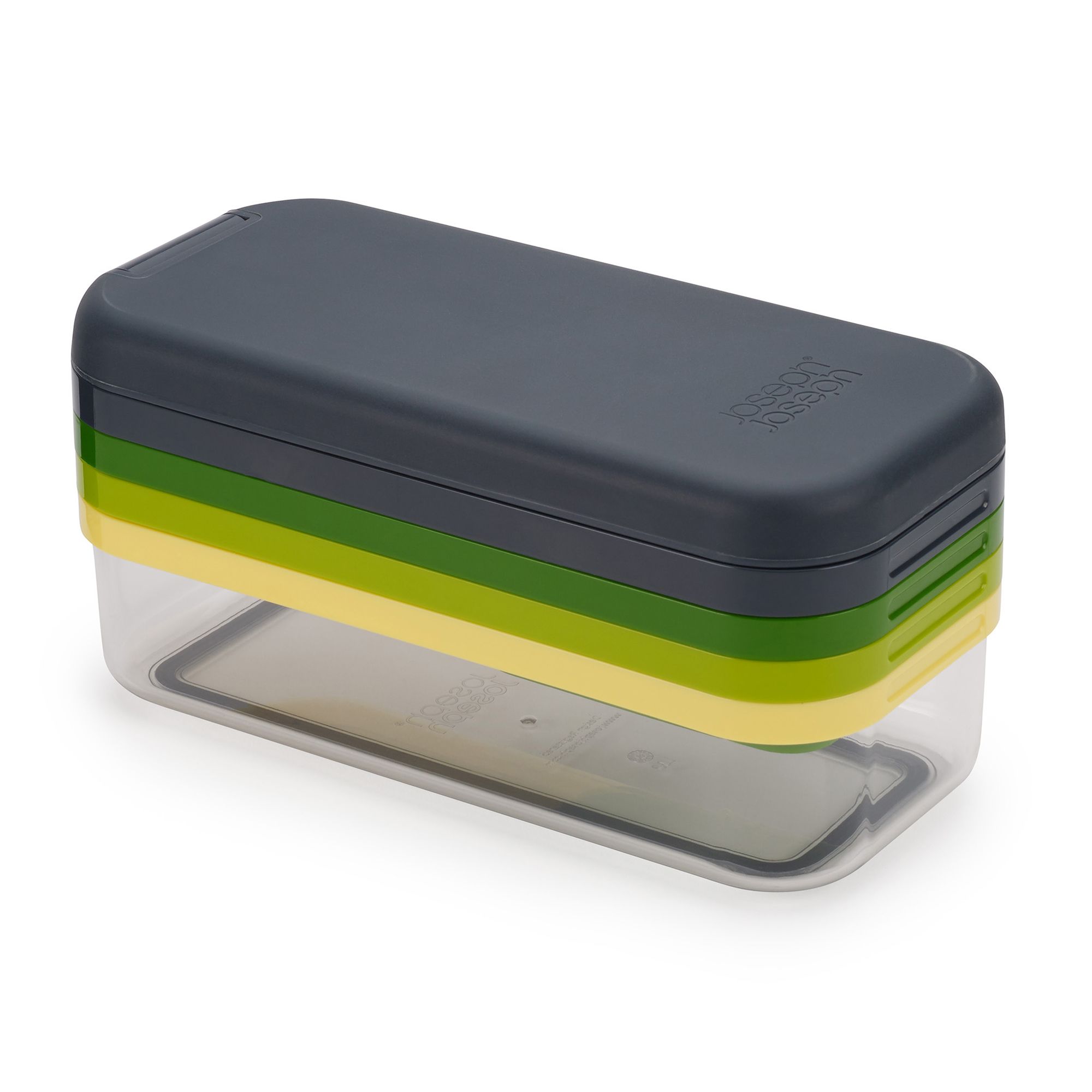 JOSEPH JOSEPH Multi-Prep Kompaktes 4in1 Set zum Hacken, Reiben und Hobeln