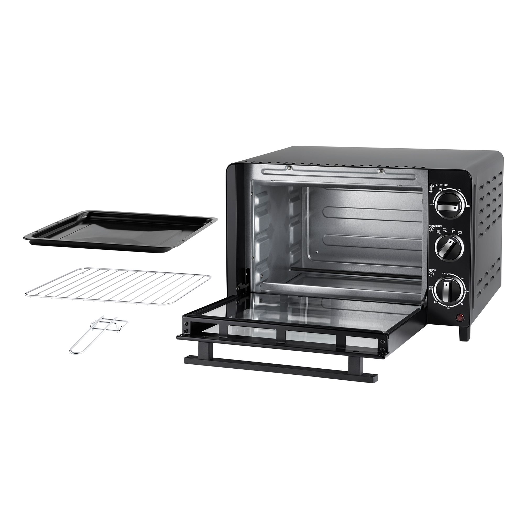 UNOLD® Mini-Backofen Ofen Allround 18L Volumen Leistung 1.200W