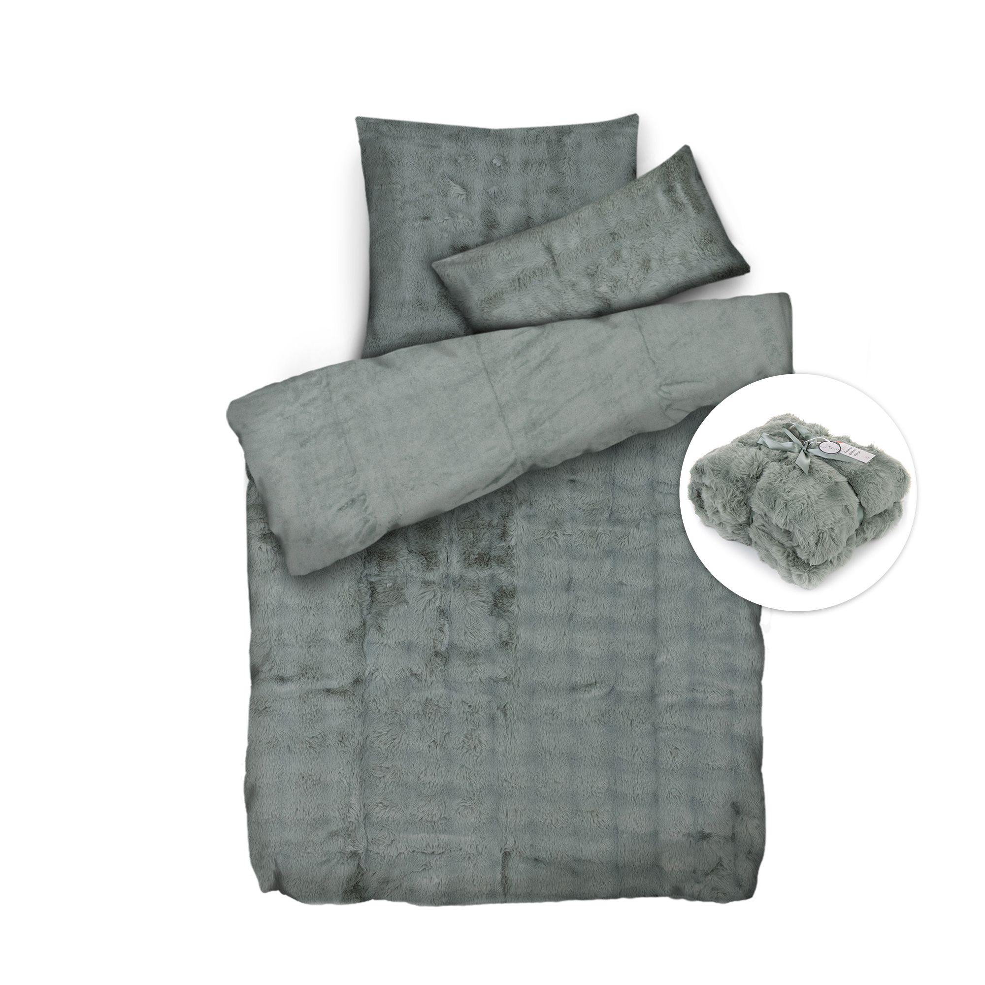 MONT CHALET Wendebettwäsche 3D-Bubbles,Einzelbett 30 Jahre QVC Jubiläumsedition