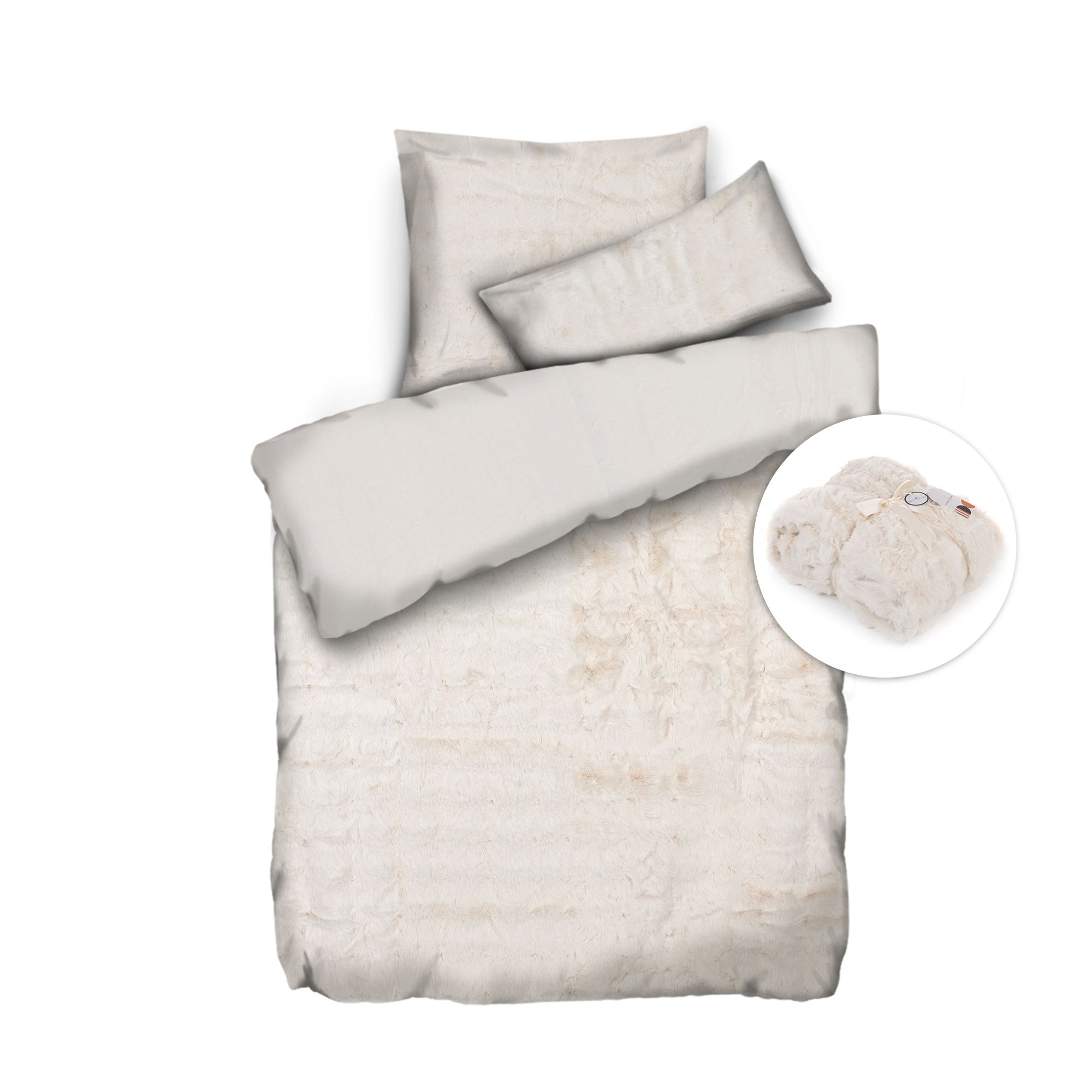 MONT CHALET Wendebettwäsche 3D-Bubbles,Einzelbett 30 Jahre QVC Jubiläumsedition