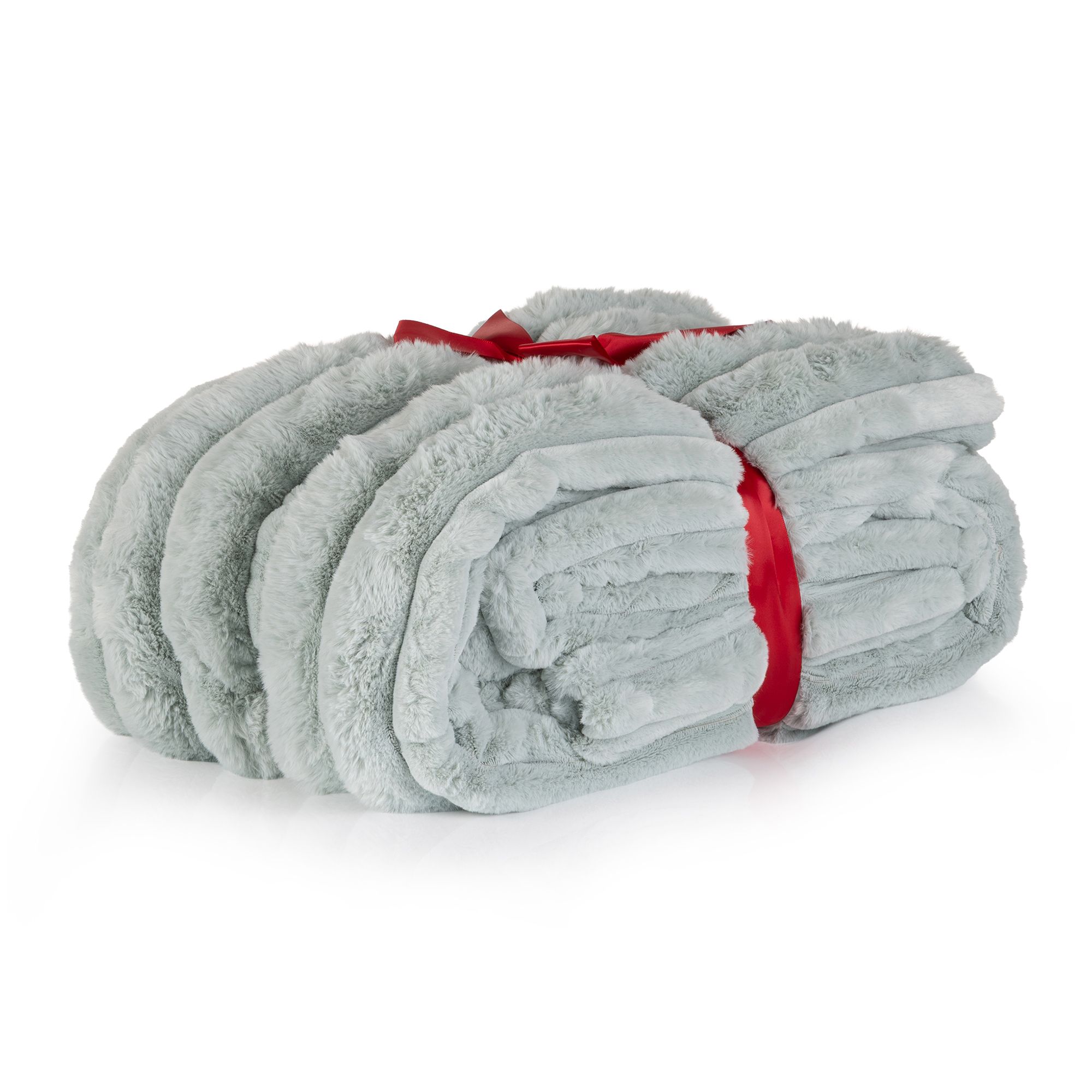 MONT CHALET Fellimitat-Plaid Cordstruktur Mikrofaser-Rückseite waschbar, 150x200cm