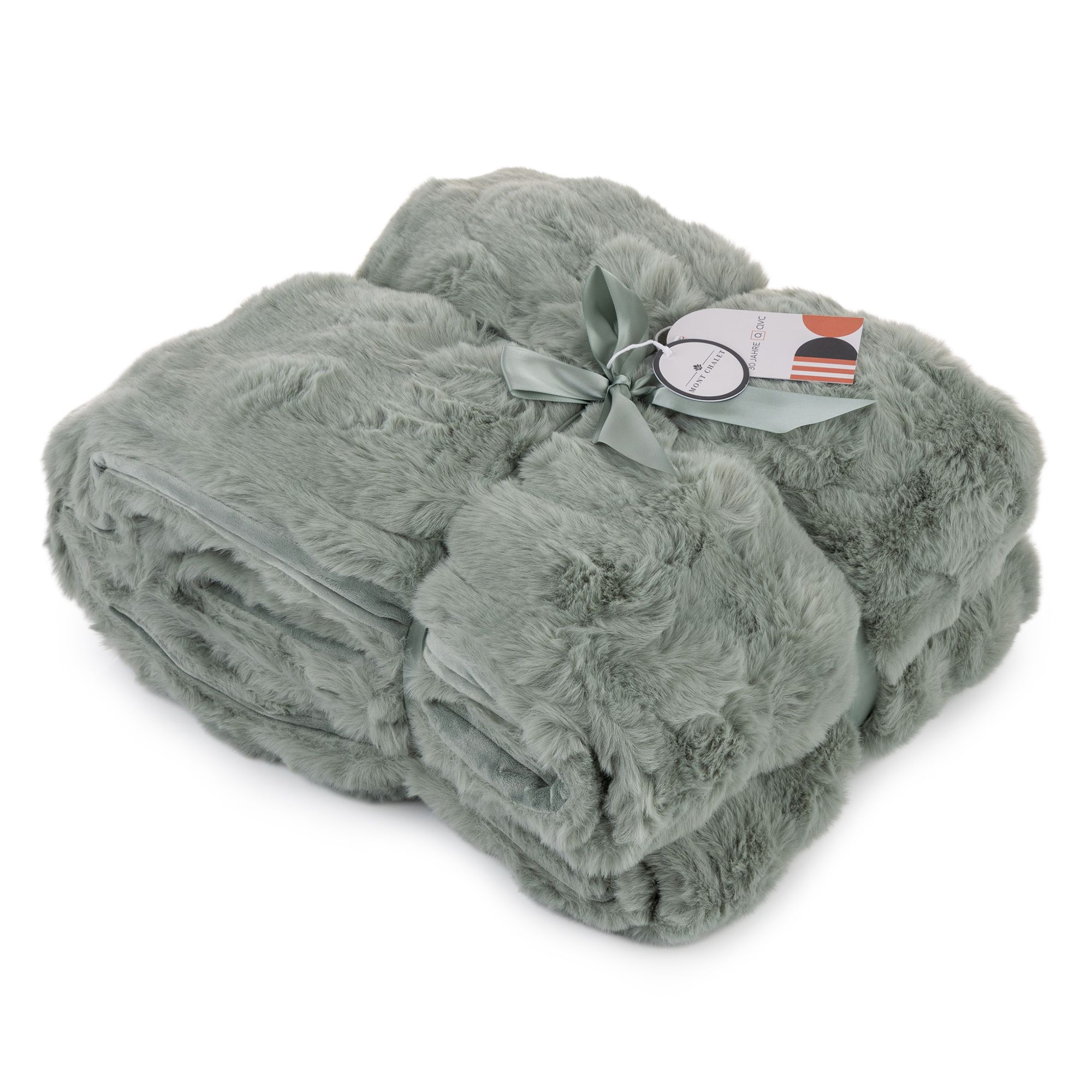 MONT CHALET Plaid 3D-Bubbles 30 Jahre QVC Jubiläumsedition waschbar, 150x200cm