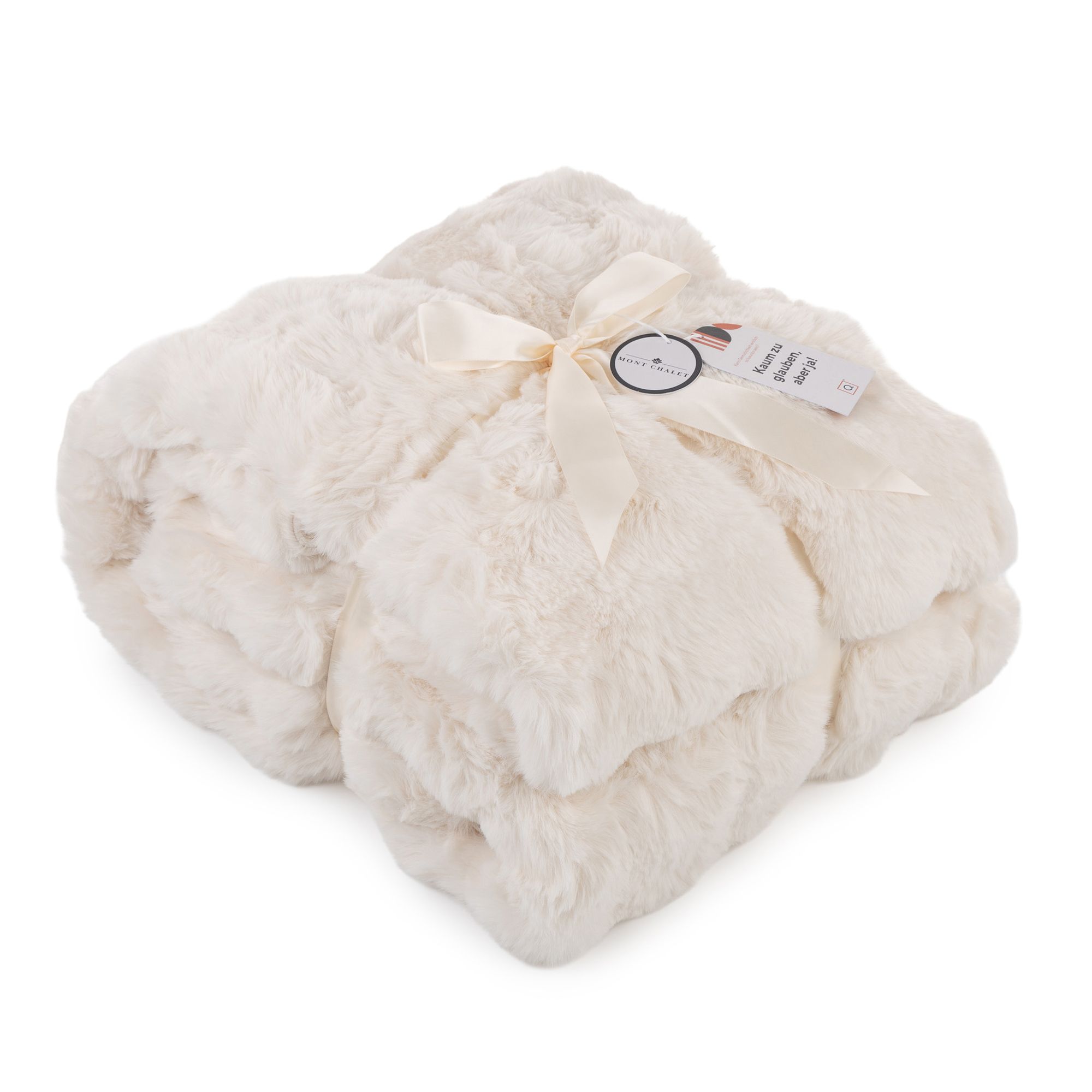 MONT CHALET Tagesdecke 3D-Bubbles 30 Jahre QVC Jubiläumsedition waschbar, 220x240cm