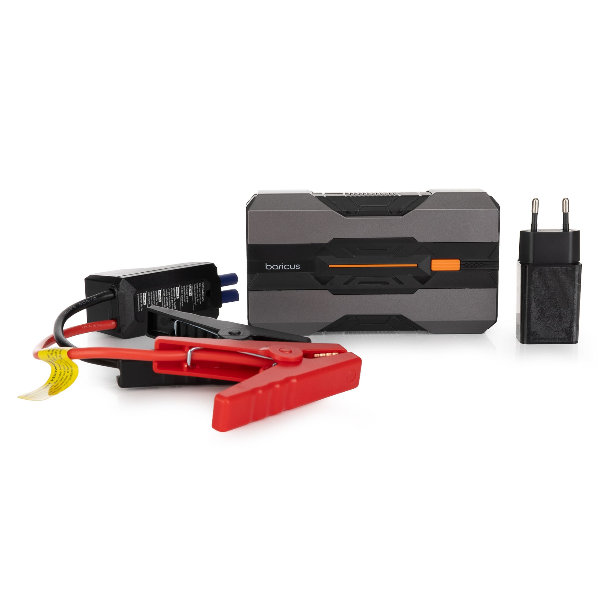 BARICUS PKW Starthilfe Batterie Powerbank & Arbeitsleuchte