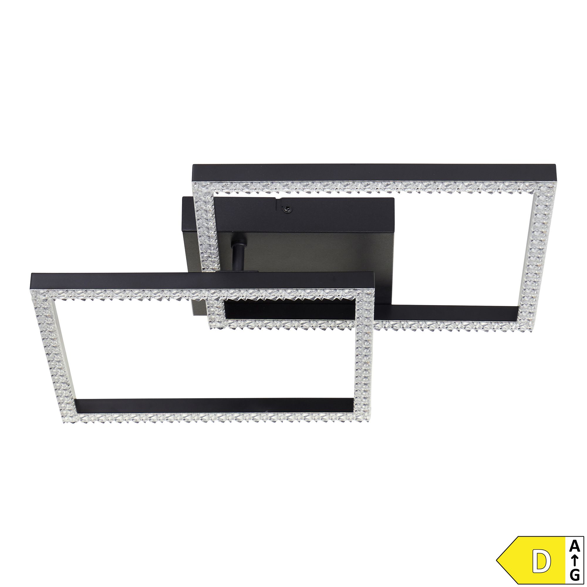 BRILLIANT LED Deckenleuchte Ranni 20W, 2.700 Lumen ca. 41x41cm, Energieeffizienzklasse D