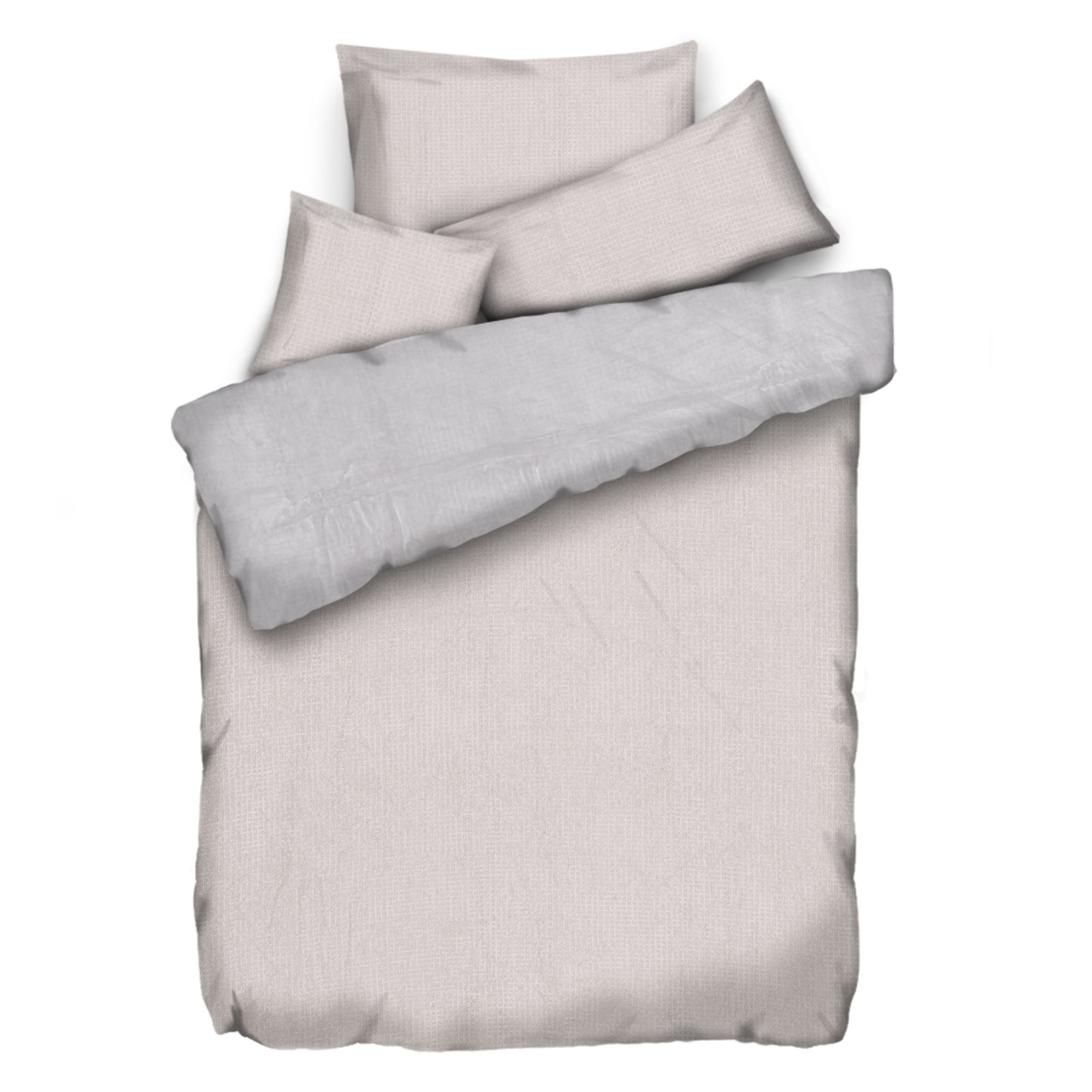 MONT CHALET Wendebettwäsche Piqué-Optik Mikrofaser Einzelbett, 4tlg.