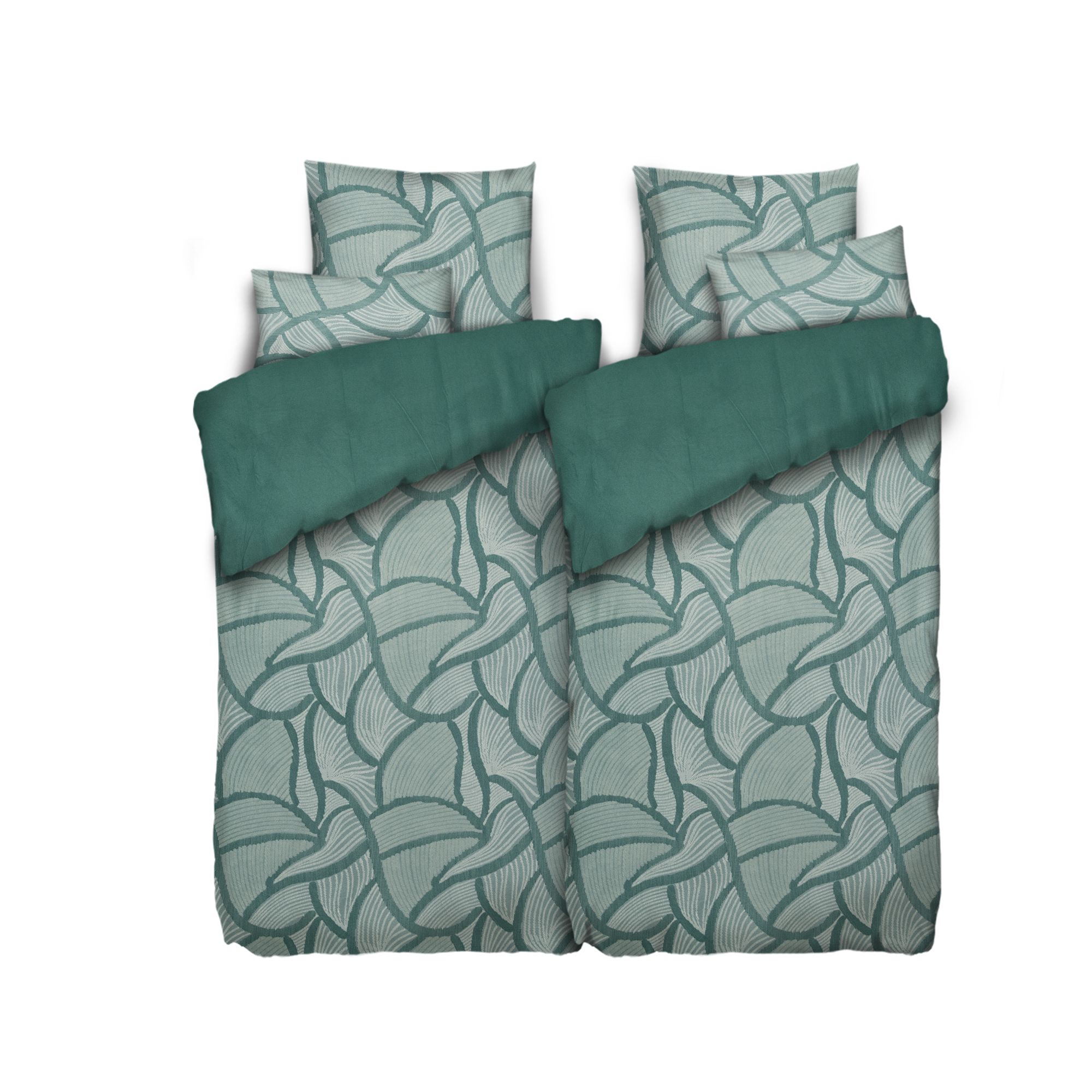 WINTERENGEL Wendebettwäsche Kunstmotiv Mikrofaser Flanell Doppelbett, 6tlg.