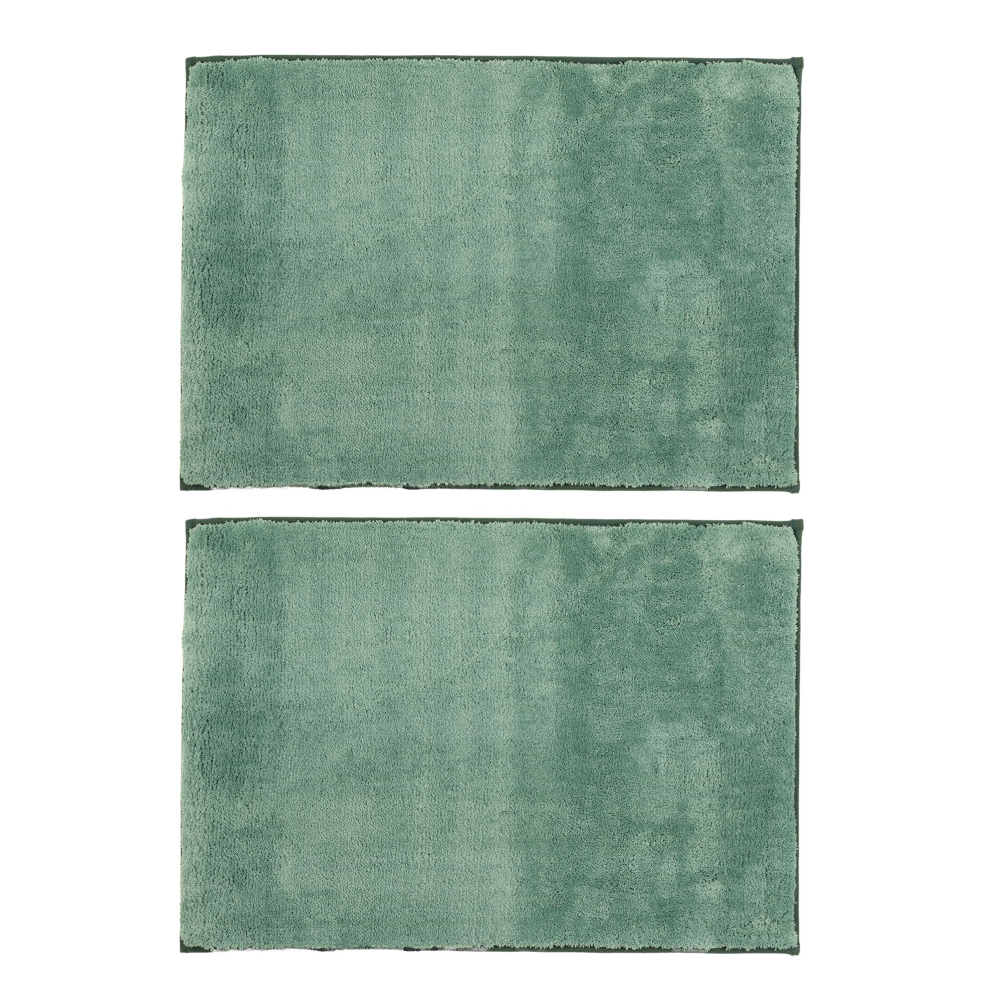CASA FONDO 2 Fußmatten uni abgesetzte Paspel Mikrofaser extra fein Farb- & Größenauswahl