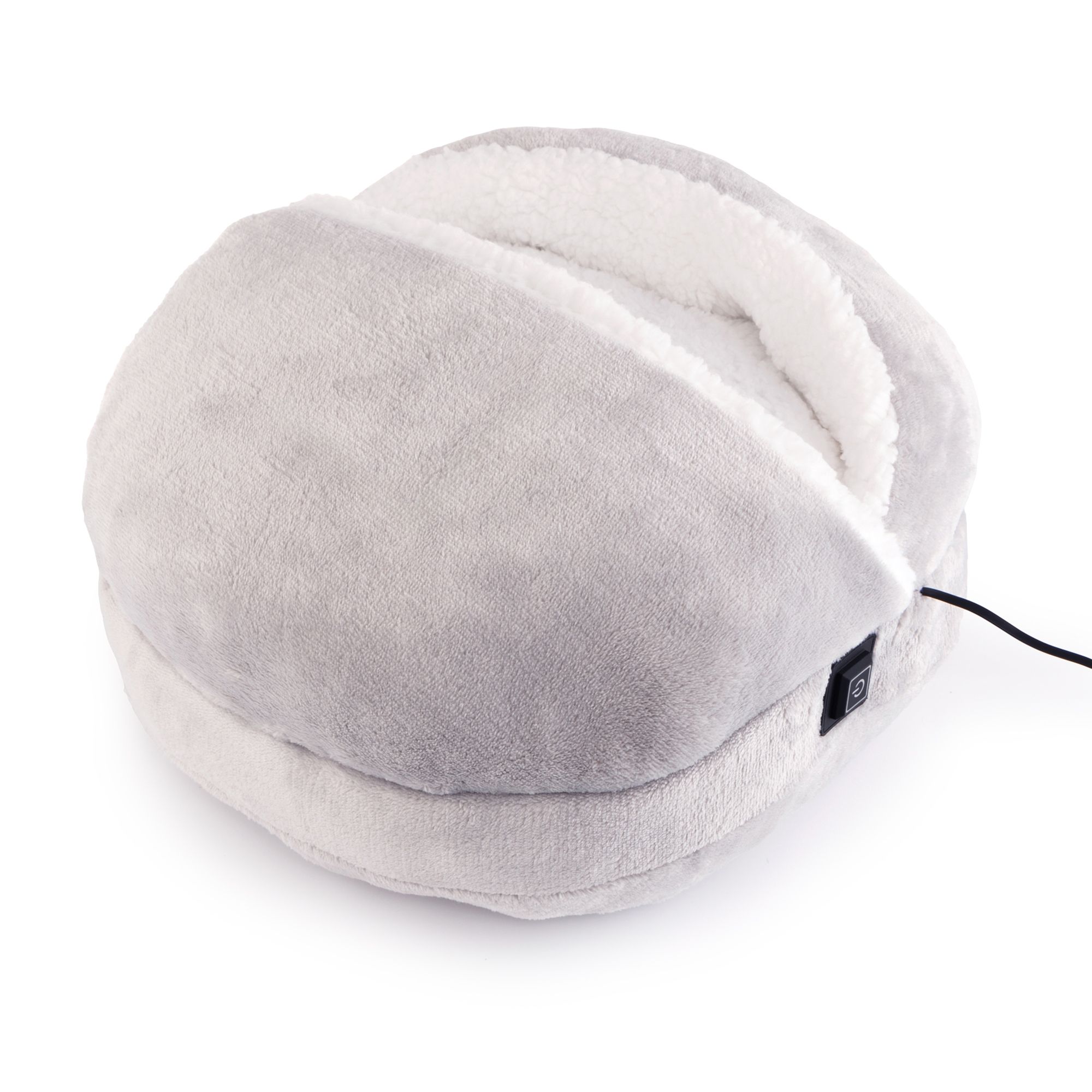 MONT CHALET Heizschuh Fellimitat ohne Powerbank Einheitsgröße