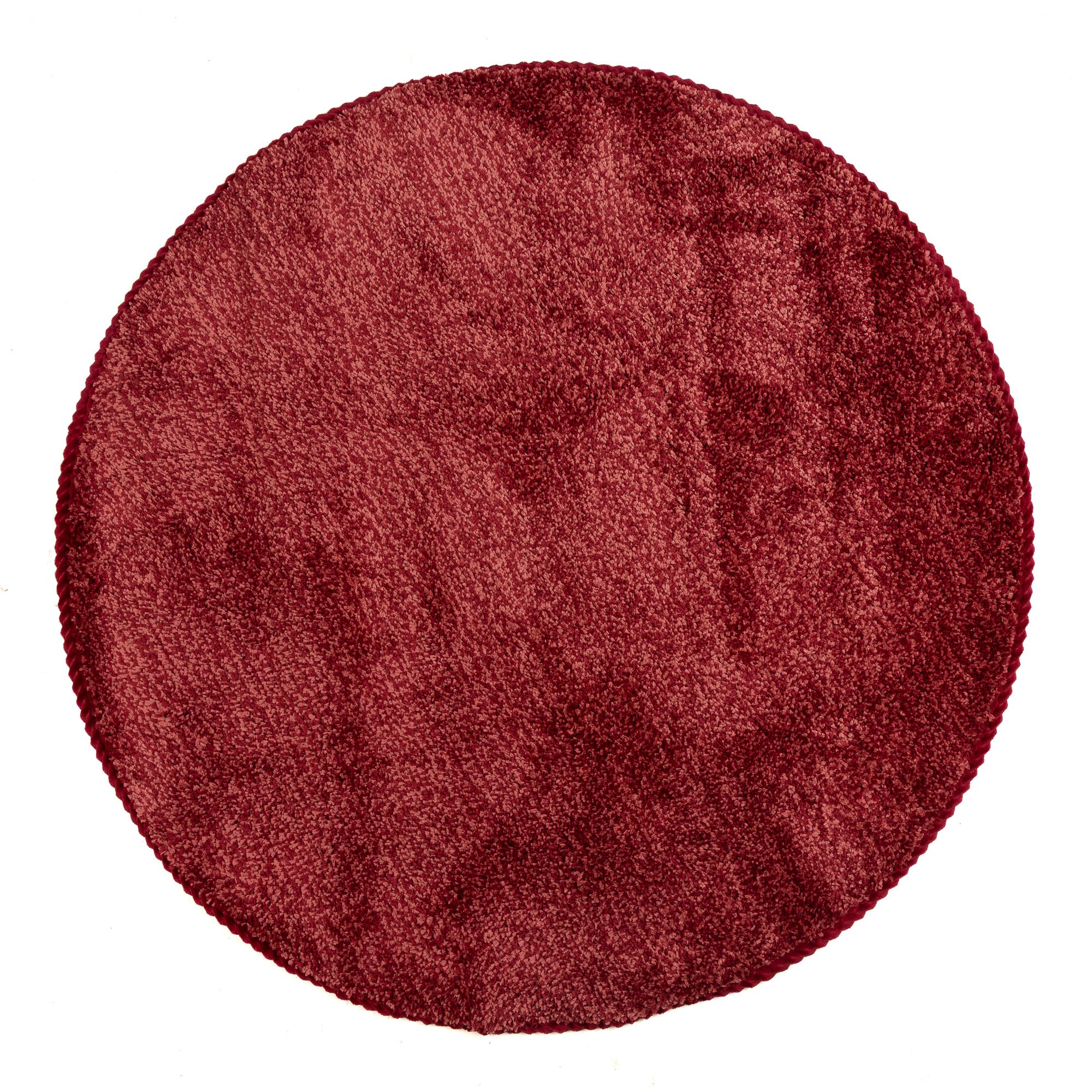 CASA FONDO Fußmatte melange dekorative Paspel Mikrofaser, waschbar rund, Ø ca. 100cm