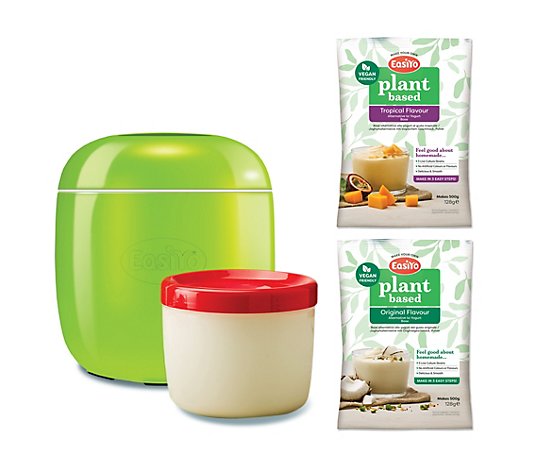 EASIYO Starter-Set Bereiter & 2 Beutel für pflanzliche Joghurtalternative