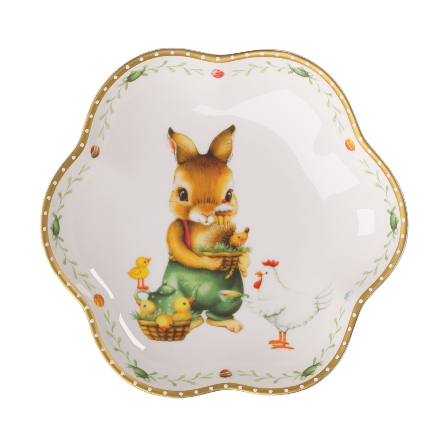 VILLEROY & BOCH Jahresschale Ø16,5cm Oster-Edition 2026 Premium Porzellan in Blütenform