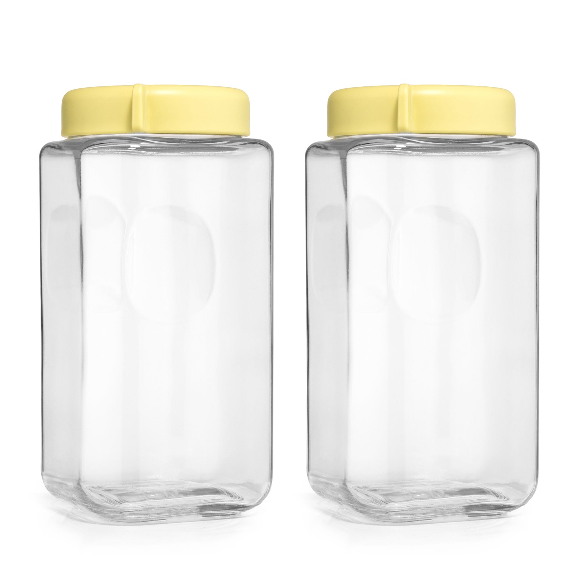 LocknLock 2 Fermentiergläser aus Natronkalkglas mit Schraubdeckel je 2,2L Volumen