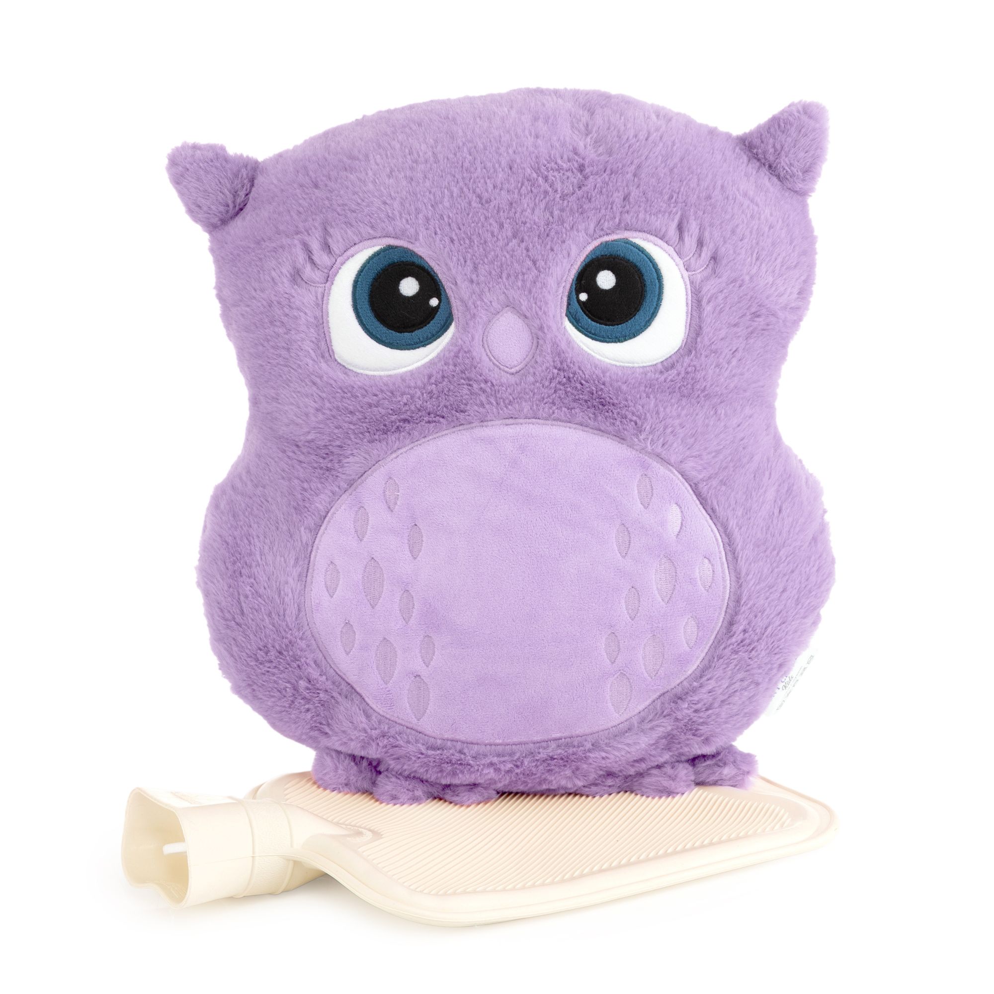 MONT CHALET Wärmflasche Kuschel-Eule Mikrofaser-Fellimitat ca. 37x32cm, 2L.