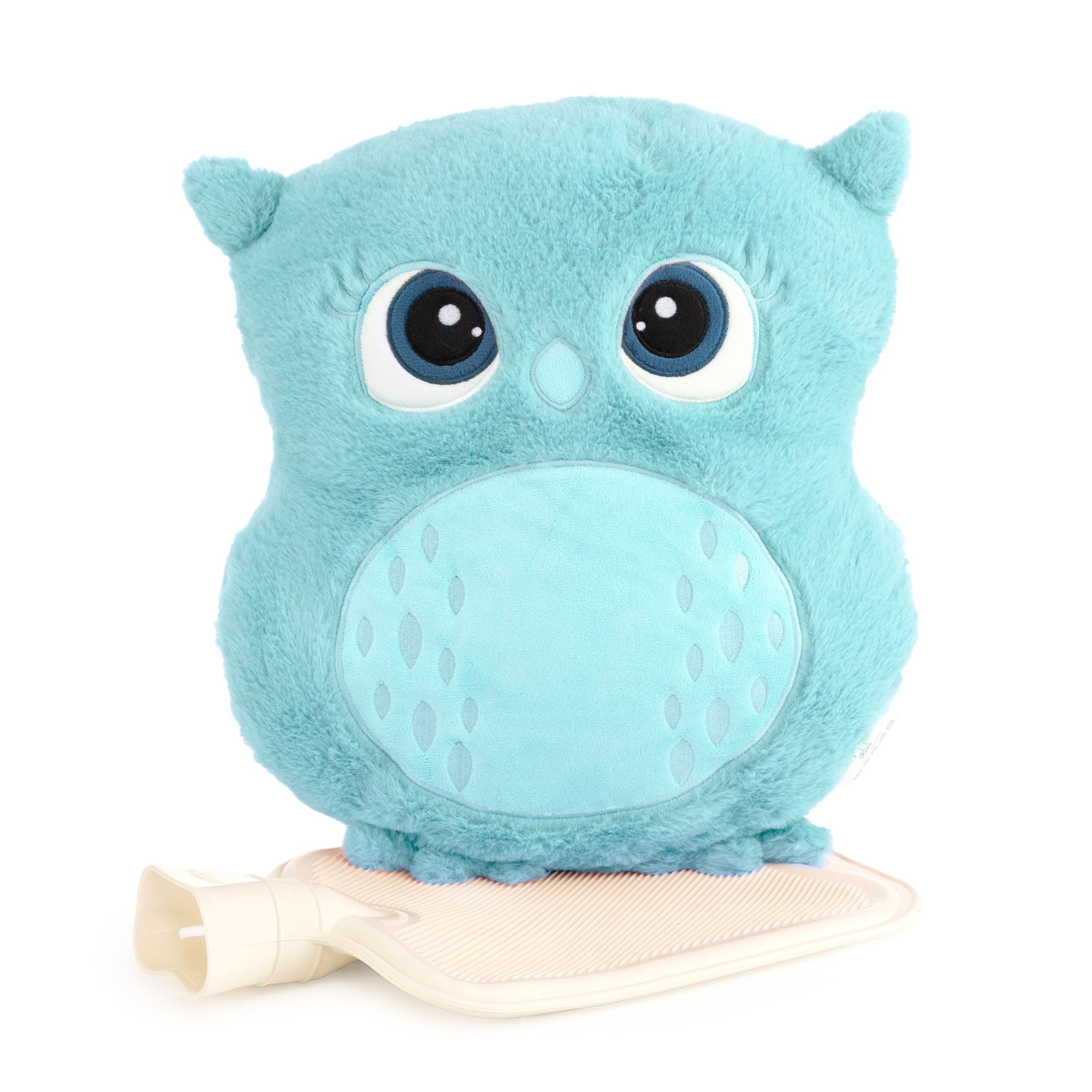 MONT CHALET Wärmflasche Kuschel-Eule Mikrofaser-Fellimitat ca. 37x32cm, 2L.