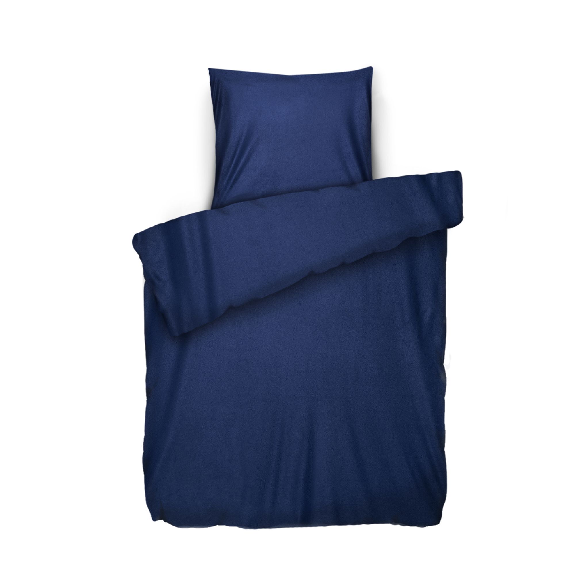 WINTERENGEL Bettwäsche uni Mikrofaser Flanell Einzelbett, 2tlg.