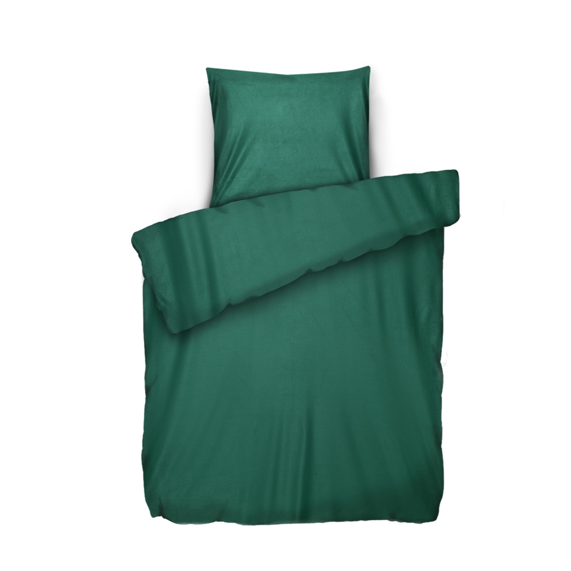 WINTERENGEL Bettwäsche uni Mikrofaser Flanell Einzelbett, 2tlg.