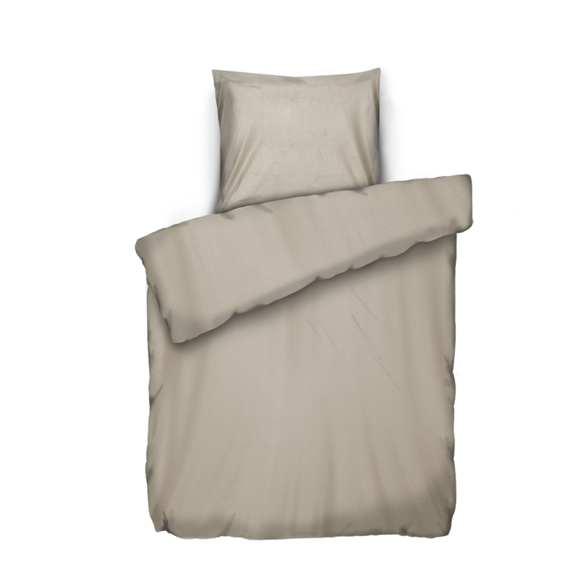 WINTERENGEL Bettwäsche uni Mikrofaser Flanell Einzelbett, 2tlg.