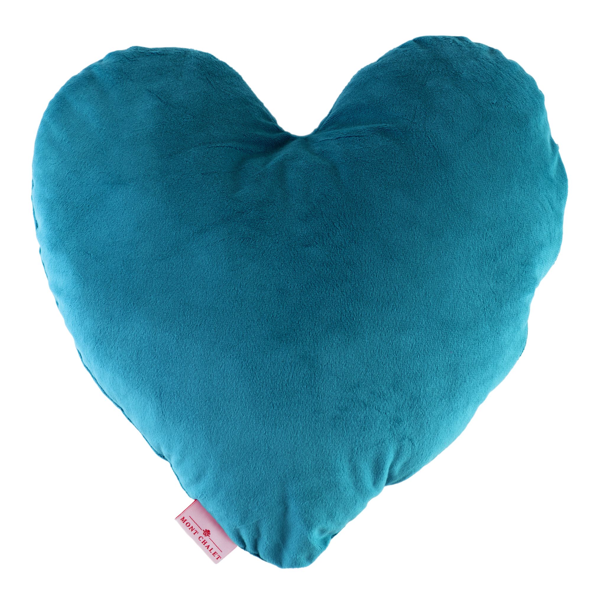 MONT CHALET Wärmekissen Herz Mikrofaser Chinchilla waschbar, ca. 40x40cm