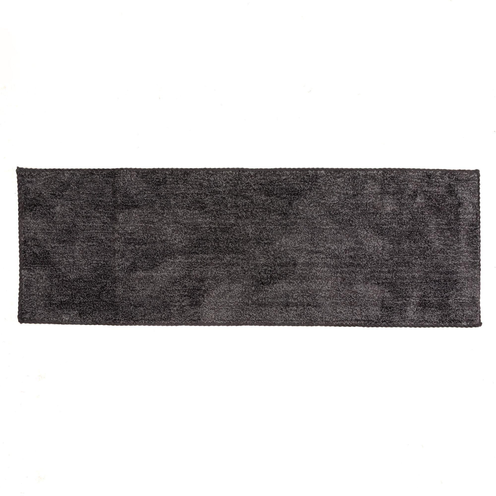 CASA FONDO Läufer melange dekorative Paspel Mikrofaser, waschbar