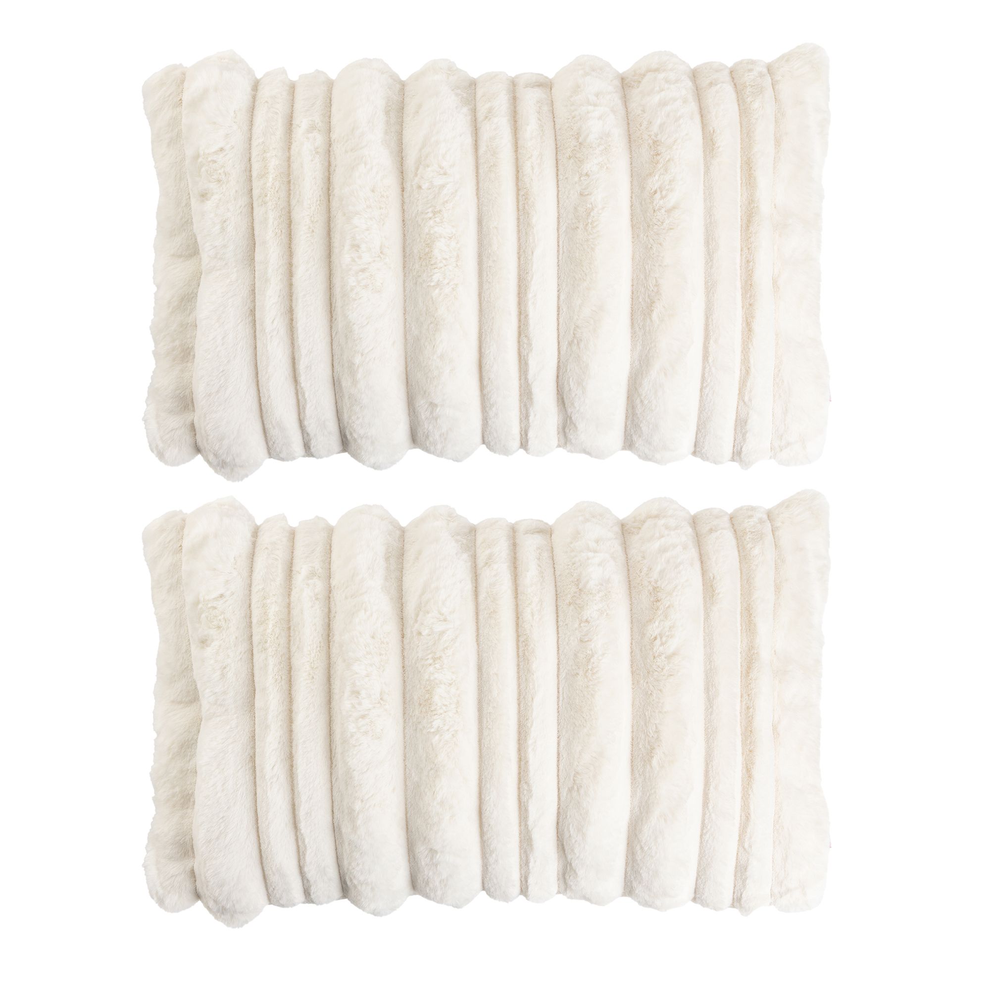 MONT CHALET 2 Premium-Kissen Cord-Streifen Mikrofaser-Abseite gefüllt, ca. 30x50cm