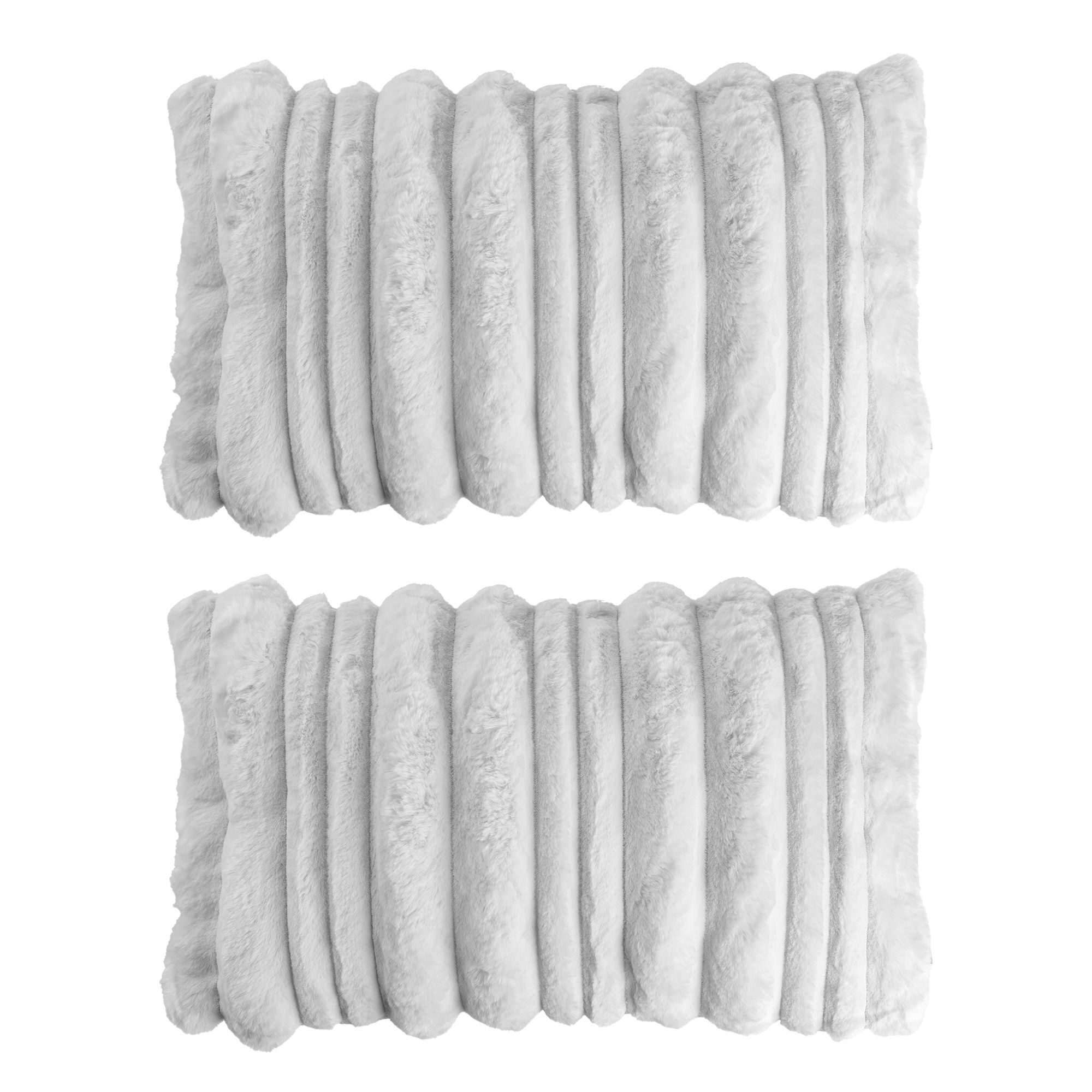 MONT CHALET 2 Premium-Kissen Cord-Streifen Mikrofaser-Abseite gefüllt, ca. 30x50cm